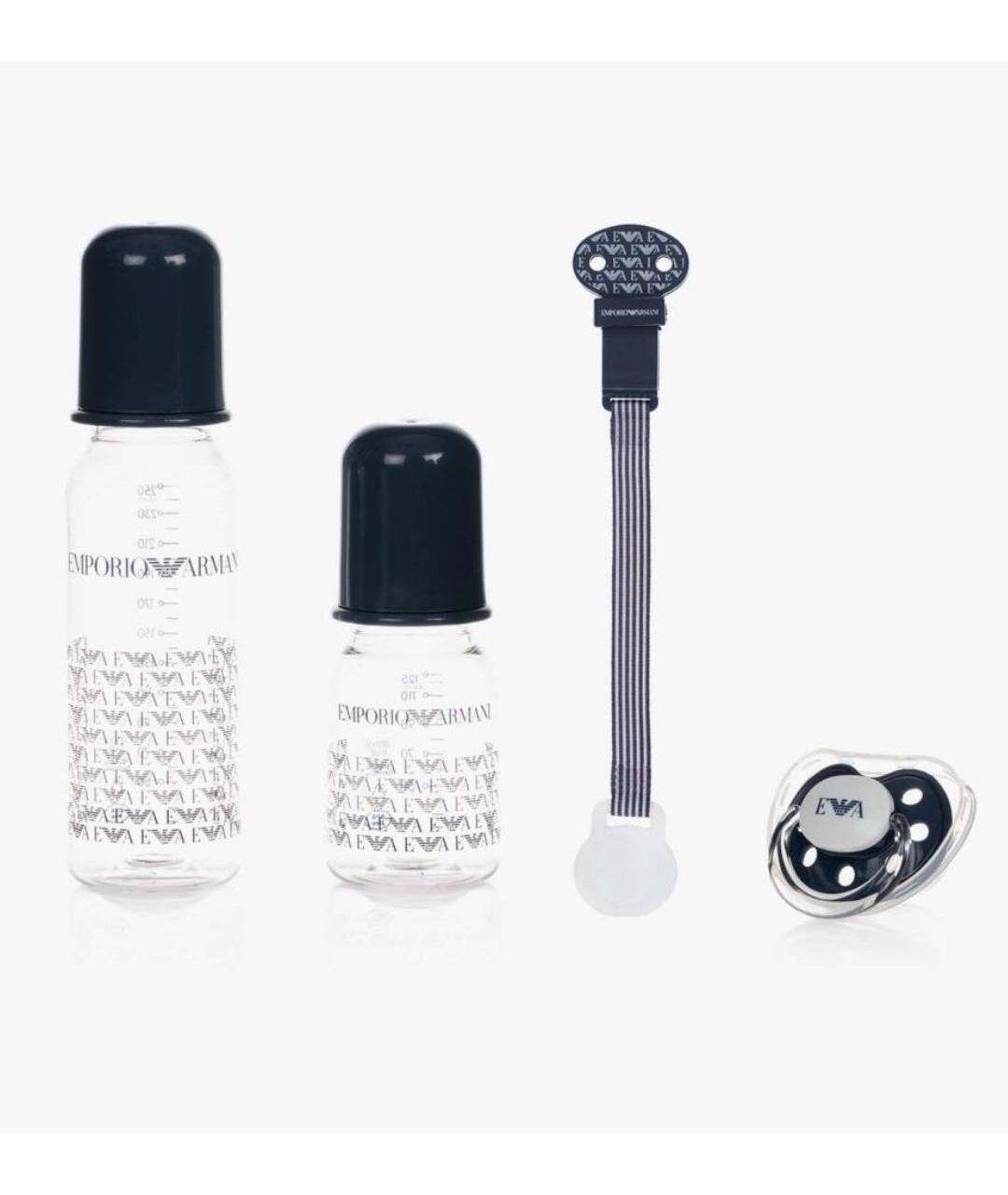 EMPORIO ARMANI Темно-синяя пластиковая бутылочки и пустышки, фото 3