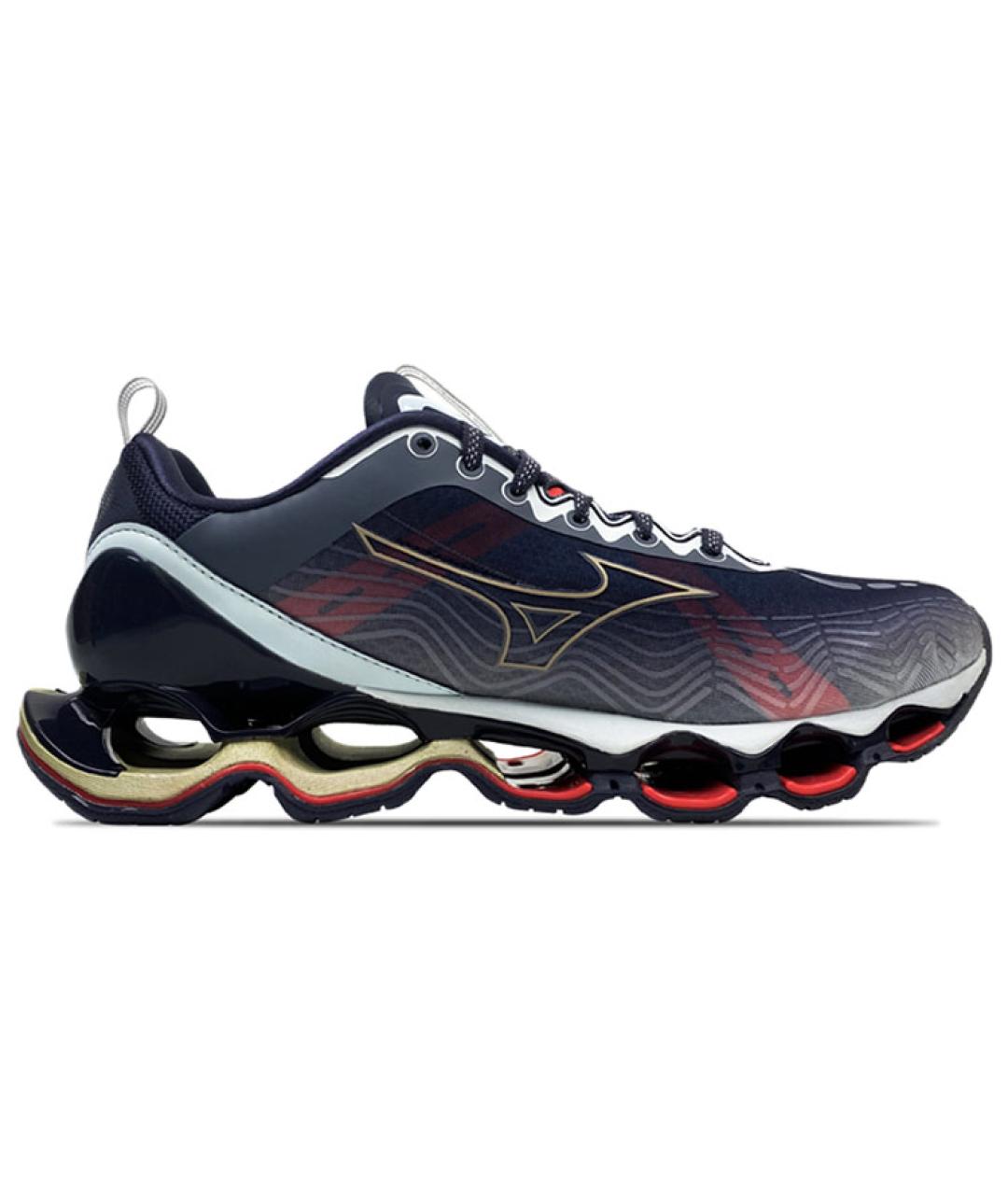 MIZUNO Темно-синие низкие кроссовки / кеды, фото 2