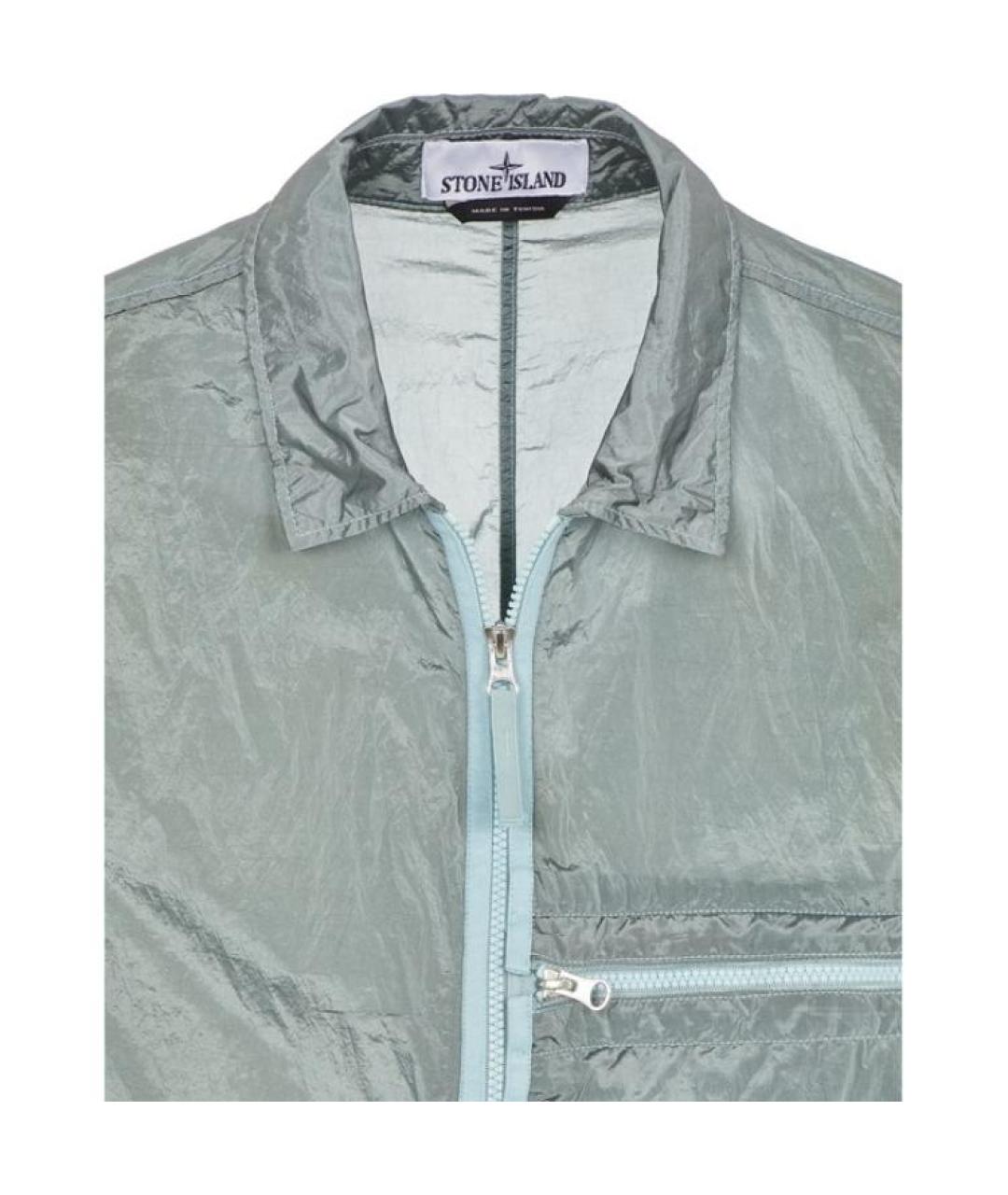 STONE ISLAND Голубая куртка, фото 3