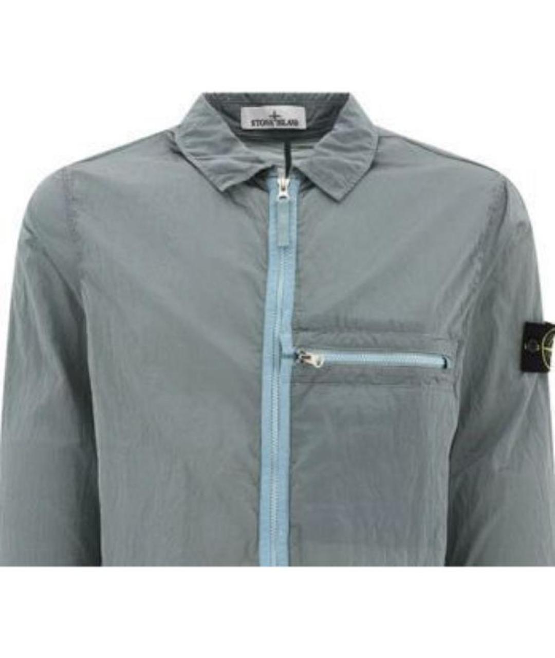 STONE ISLAND Голубая куртка, фото 2