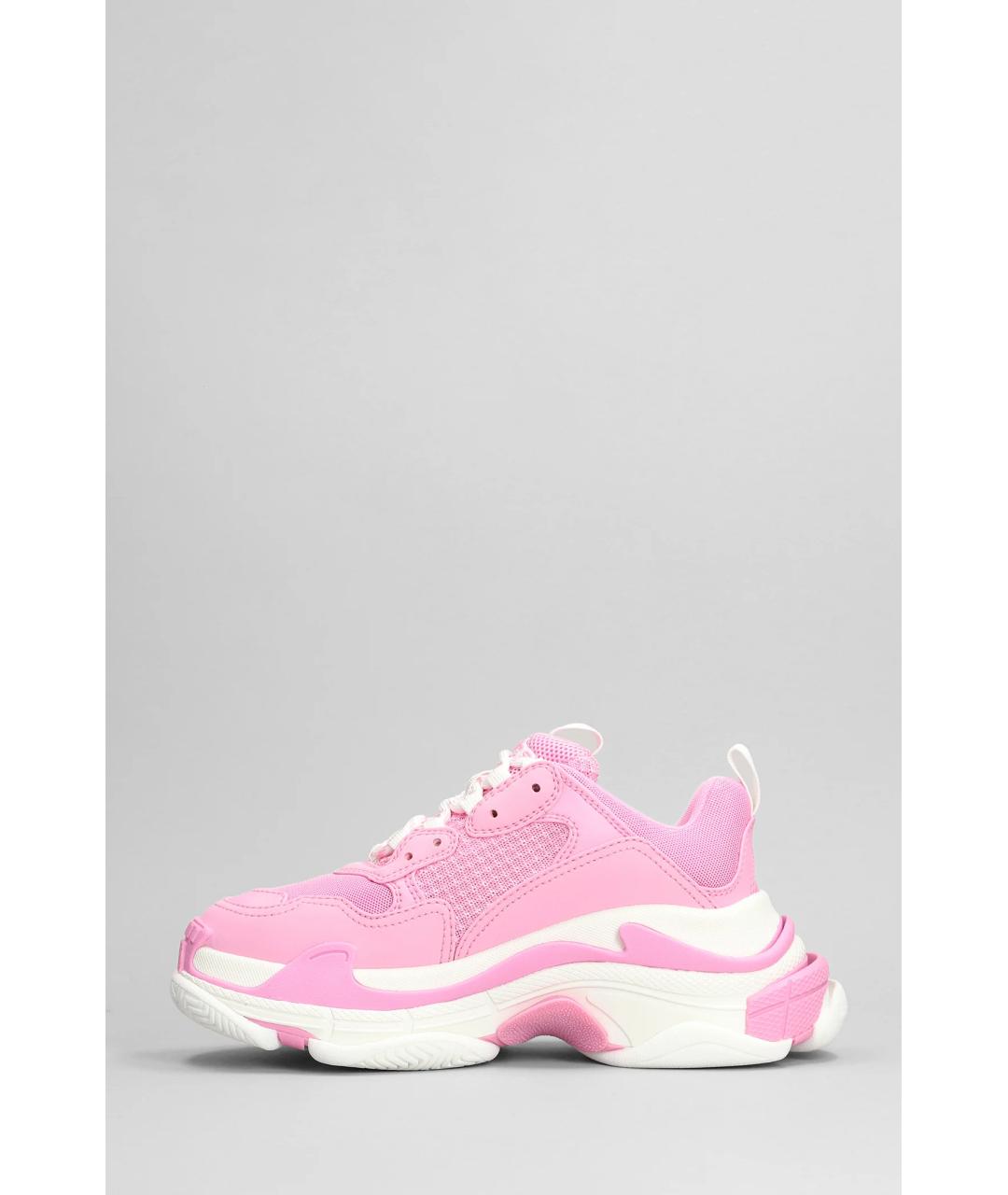 BALENCIAGA Розовые кроссовки, фото 3