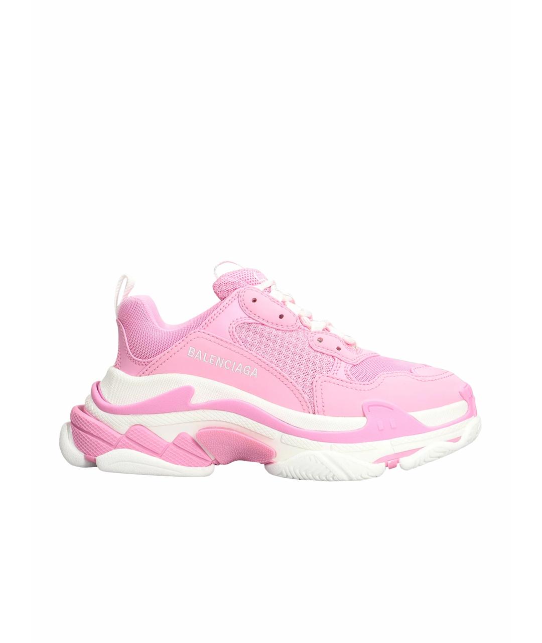 BALENCIAGA Розовые кроссовки, фото 1