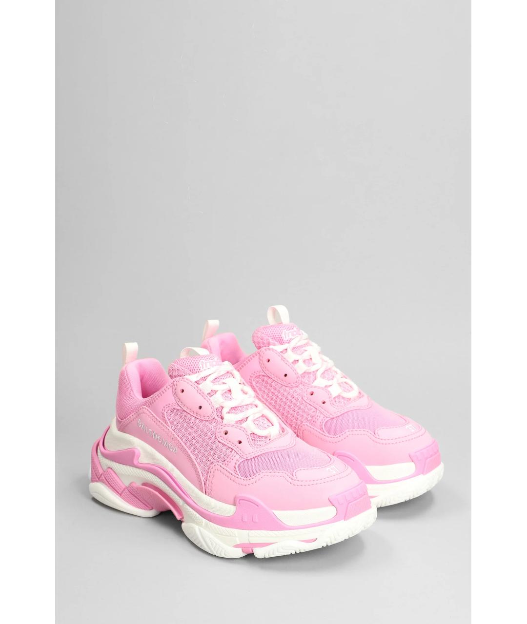 BALENCIAGA Розовые кроссовки, фото 2