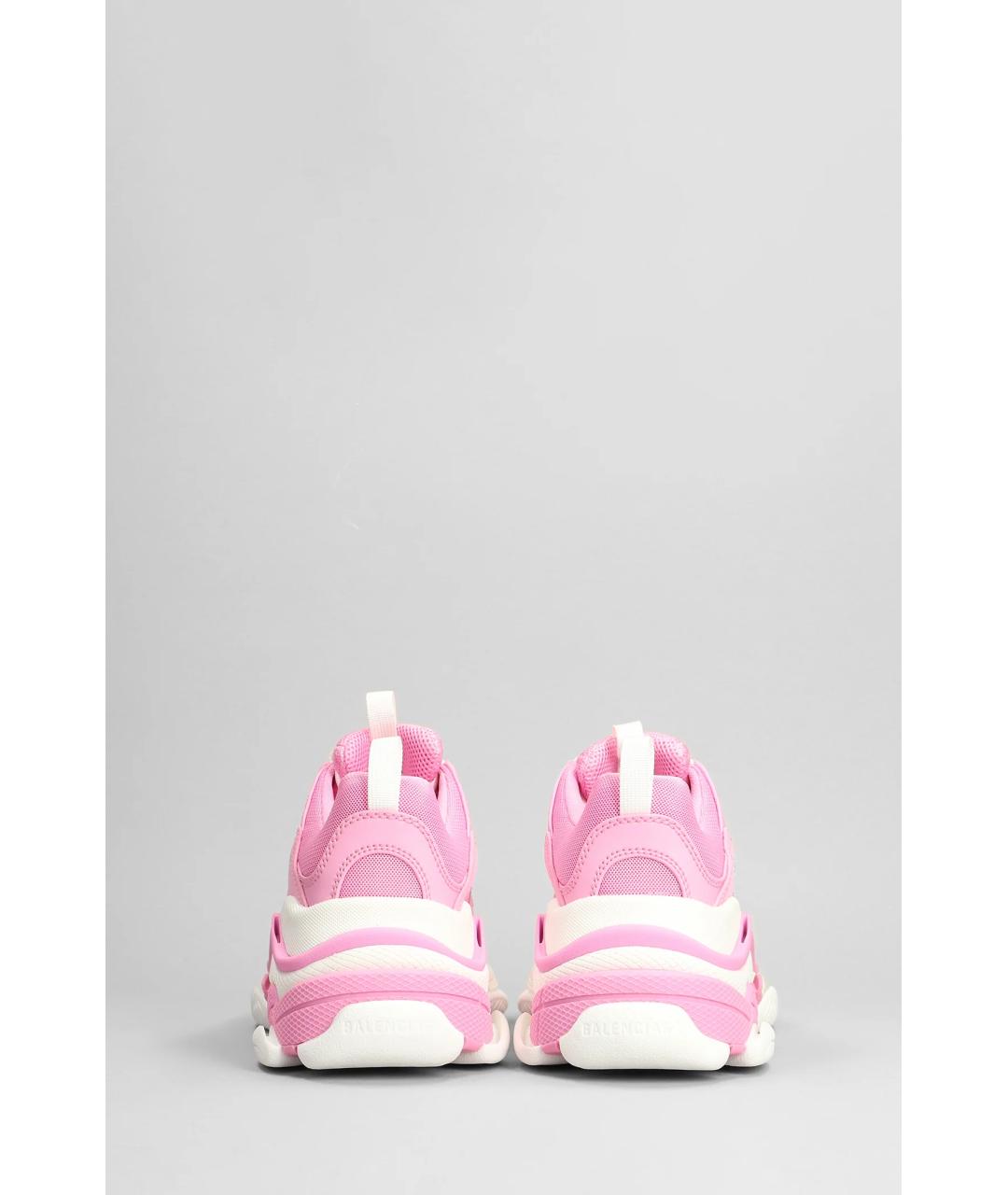 BALENCIAGA Розовые кроссовки, фото 4