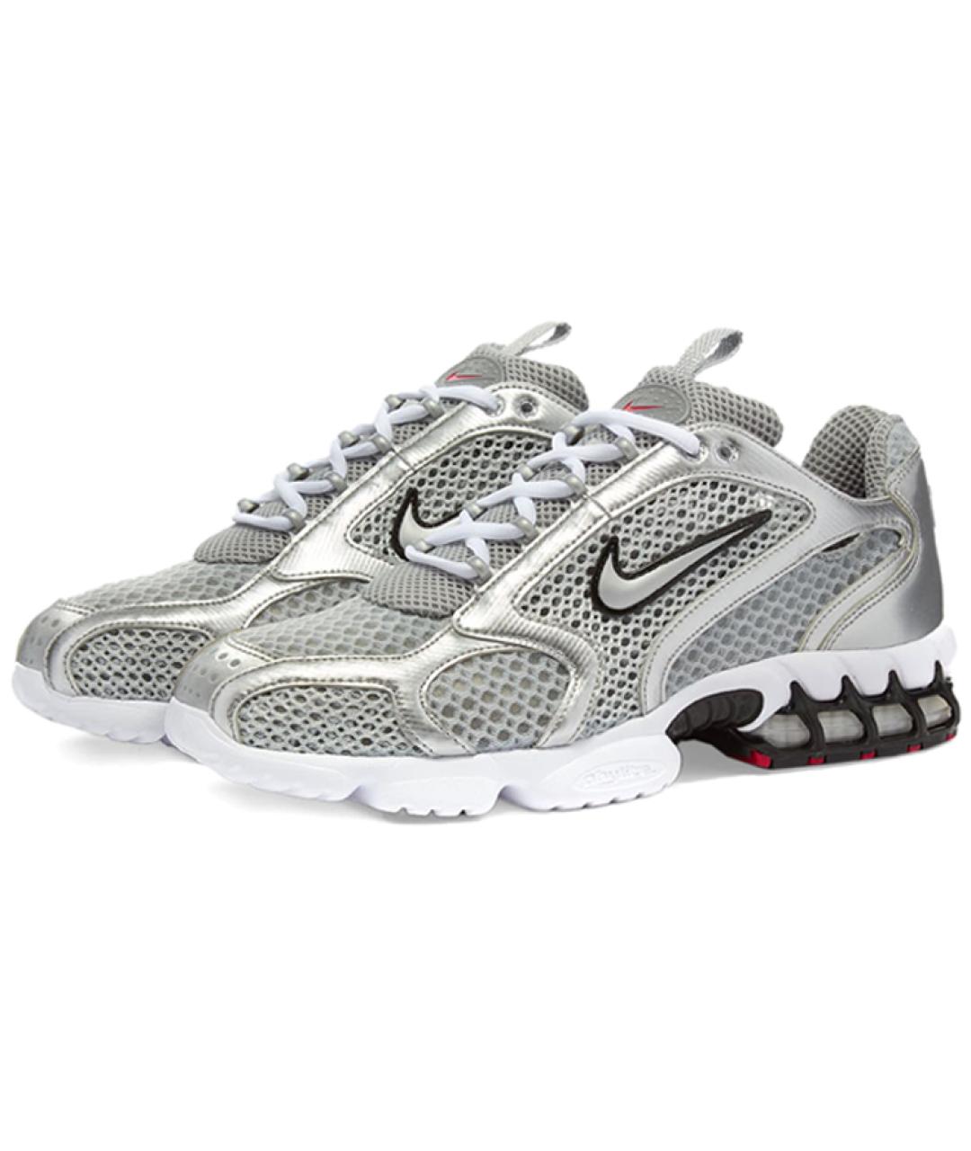 NIKE Серебряные низкие кроссовки / кеды, фото 3