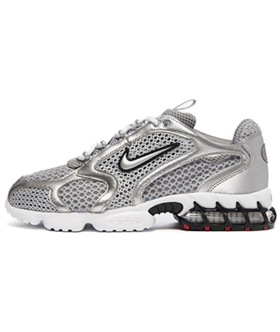 NIKE Серебряные низкие кроссовки / кеды, фото 2