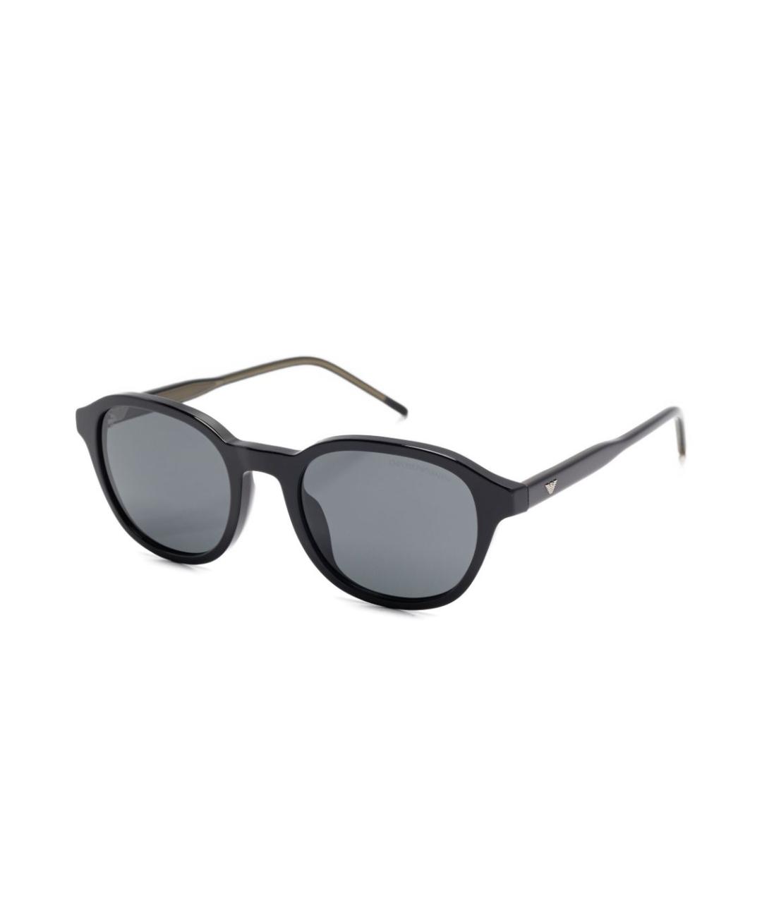 EMPORIO ARMANI Черные солнцезащитные очки, фото 2