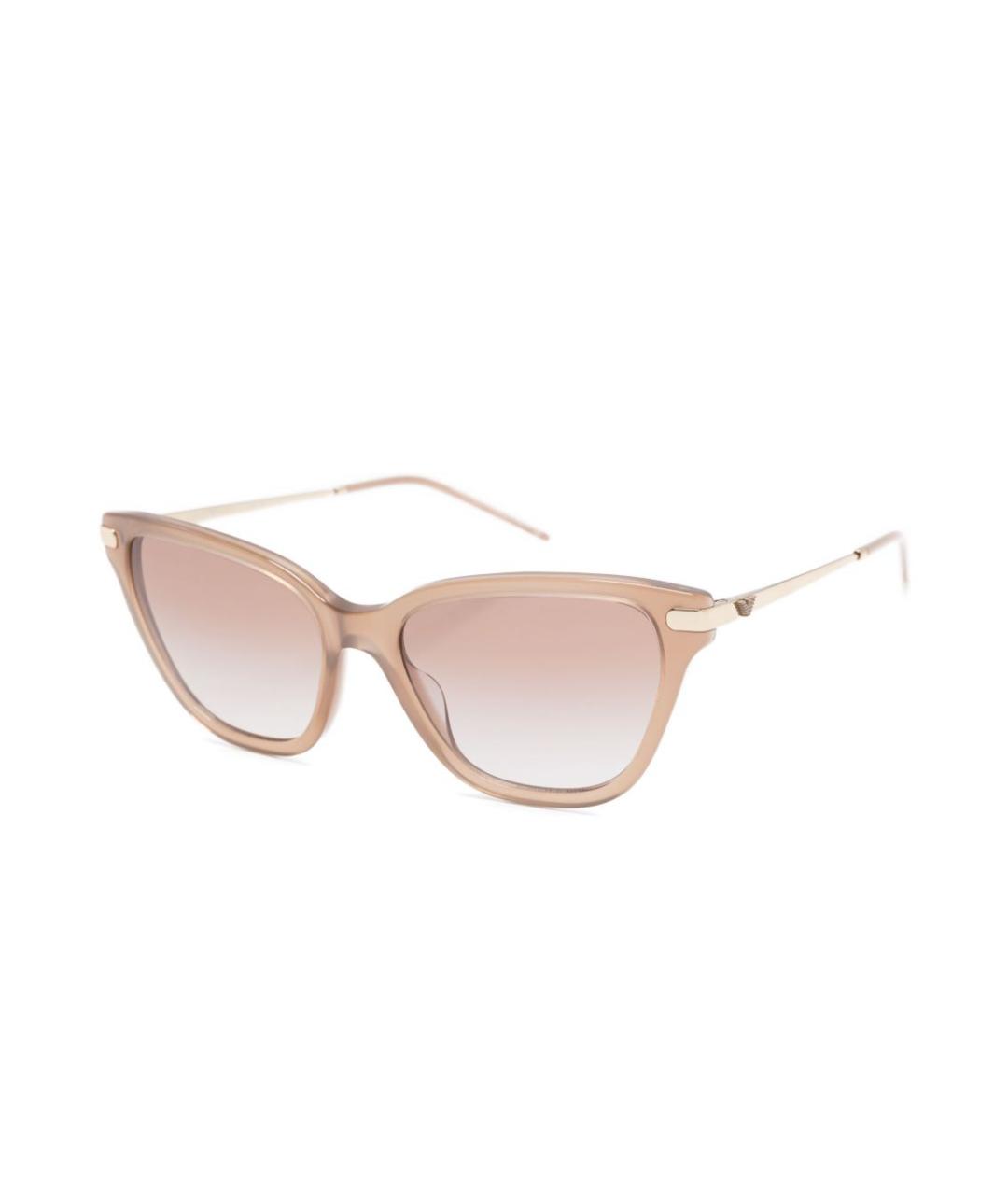 EMPORIO ARMANI Бежевые солнцезащитные очки, фото 2