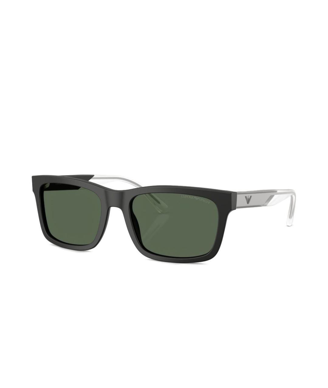 EMPORIO ARMANI Черные солнцезащитные очки, фото 2