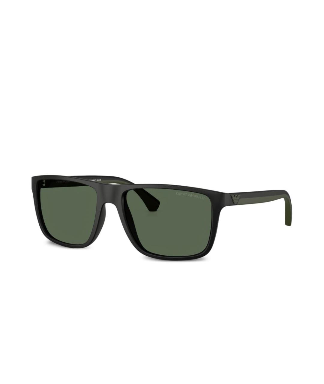 EMPORIO ARMANI Черные солнцезащитные очки, фото 3