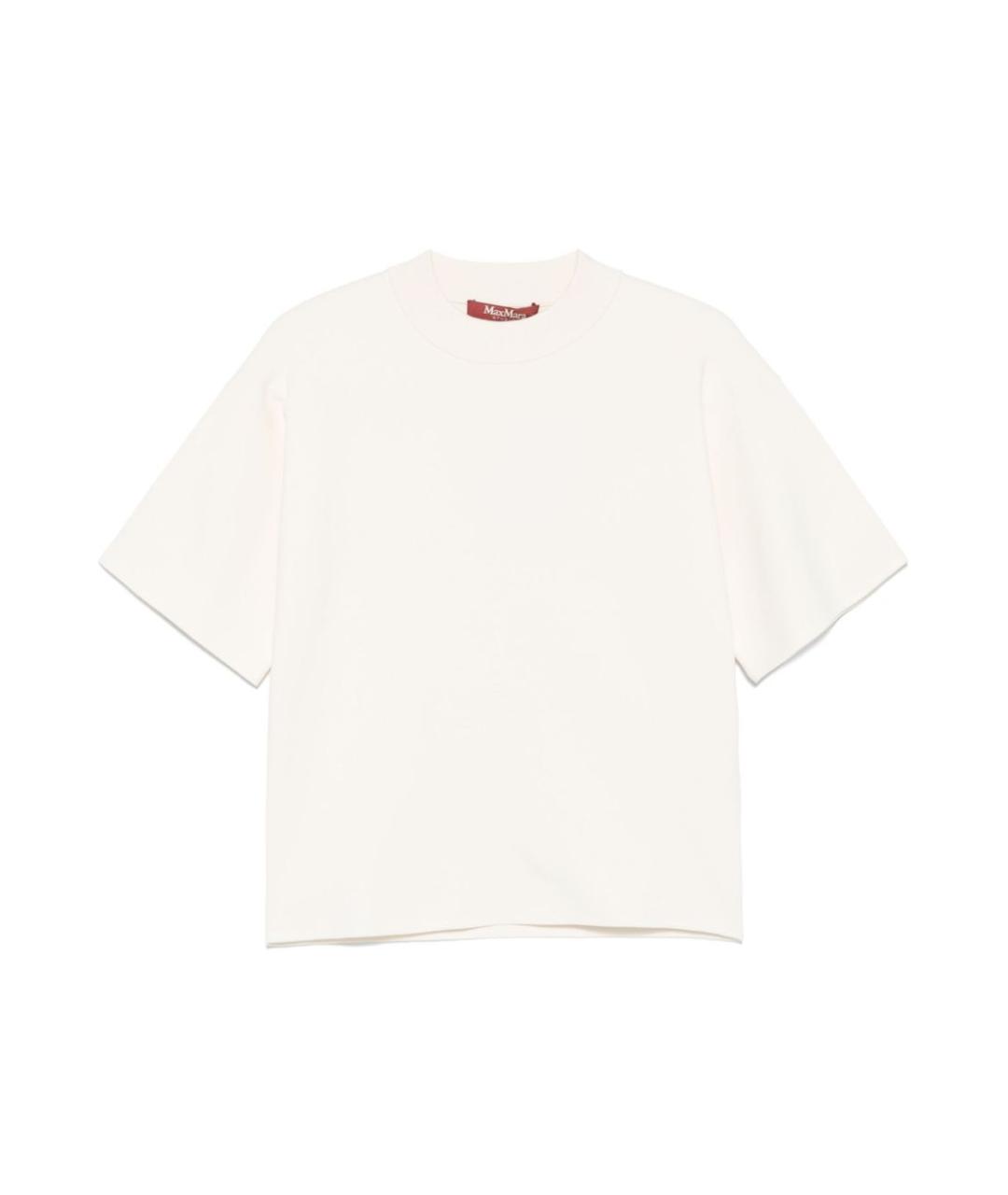MAX MARA Белая футболка, фото 1