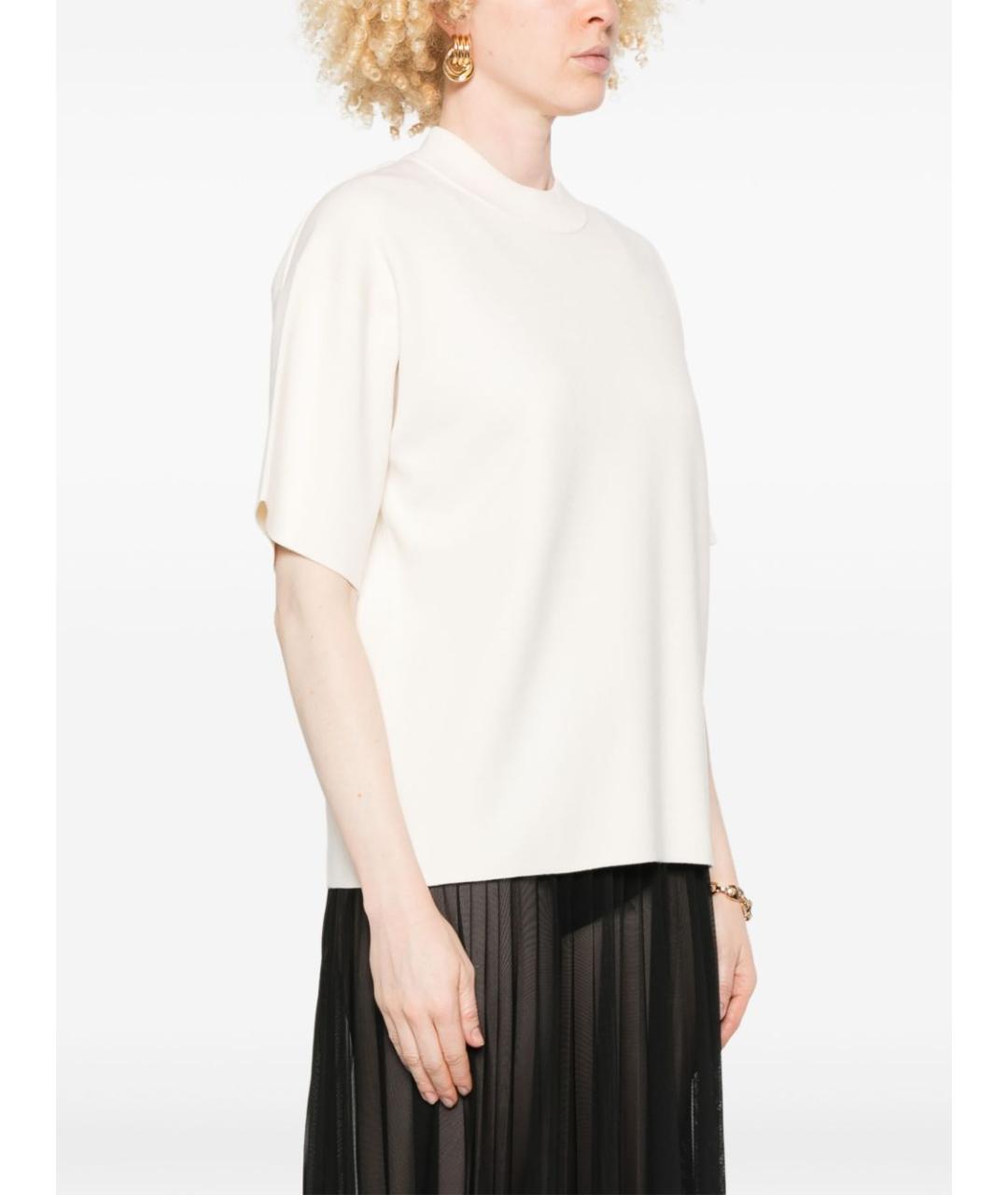 MAX MARA Белая футболка, фото 3