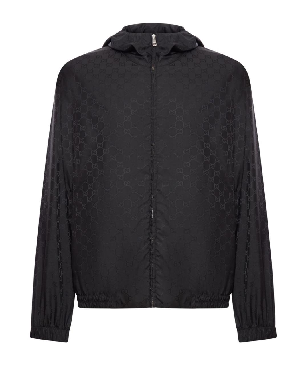 GUCCI Черная синтетическая куртка, фото 1