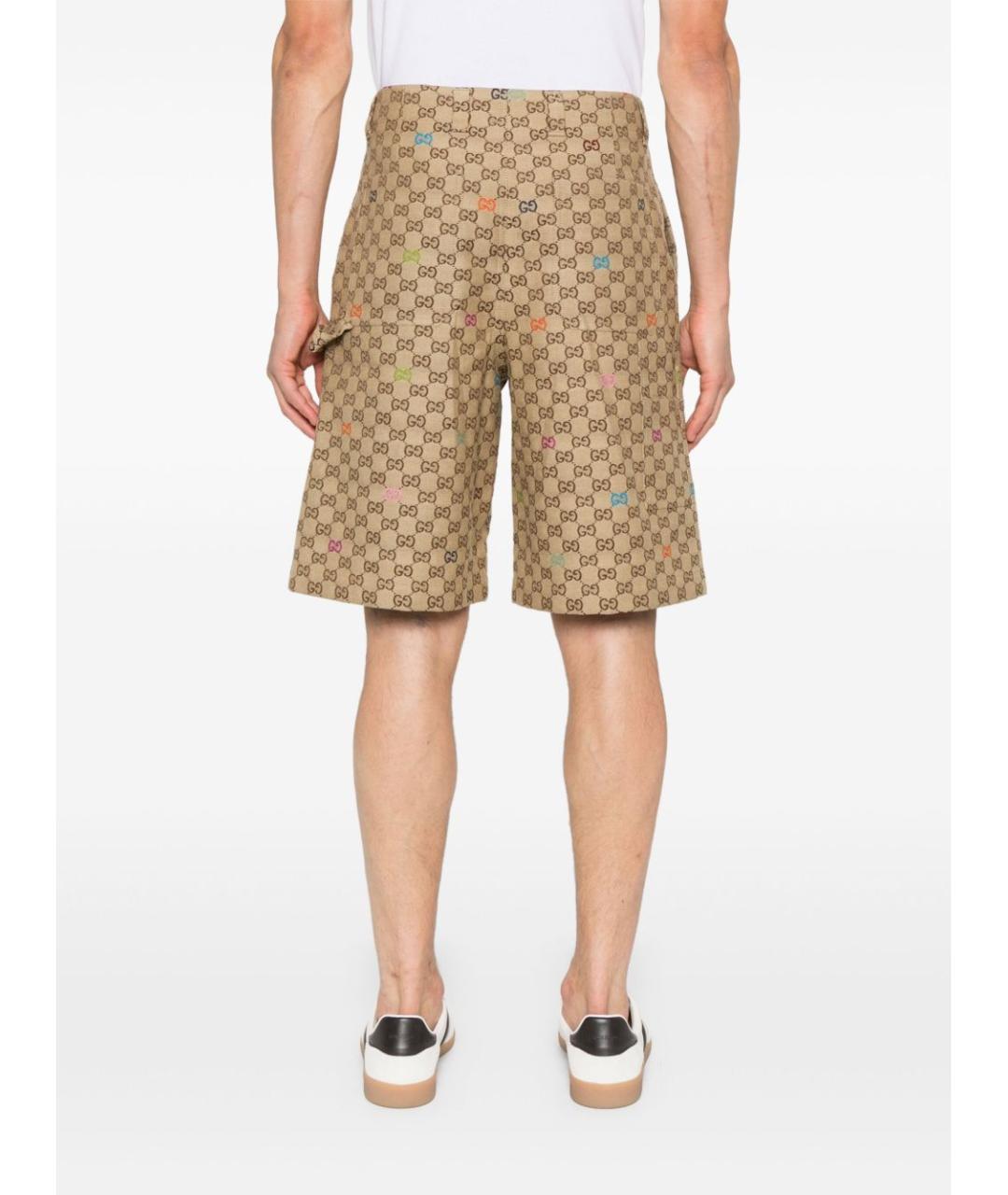 GUCCI Бежевые шорты, фото 4