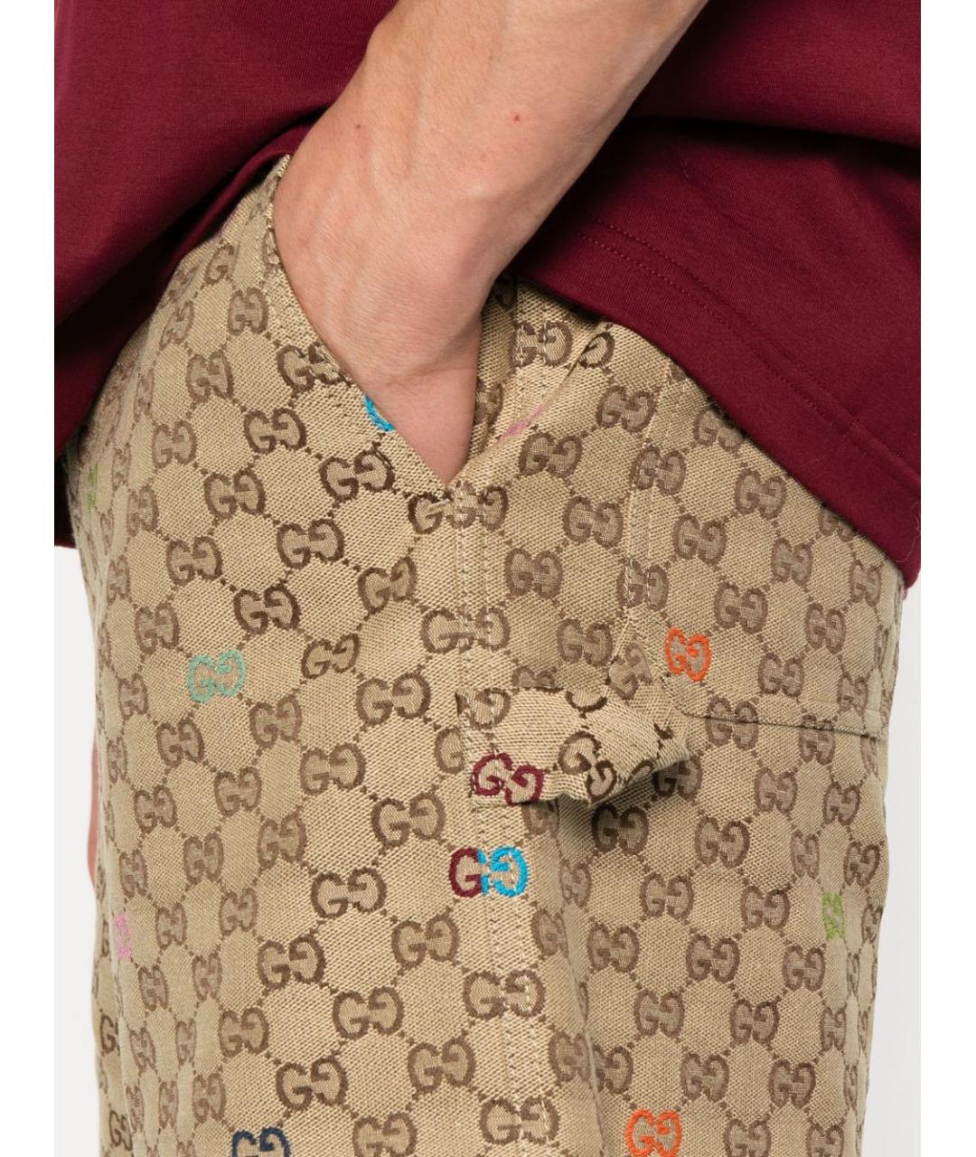 GUCCI Бежевые шорты, фото 2