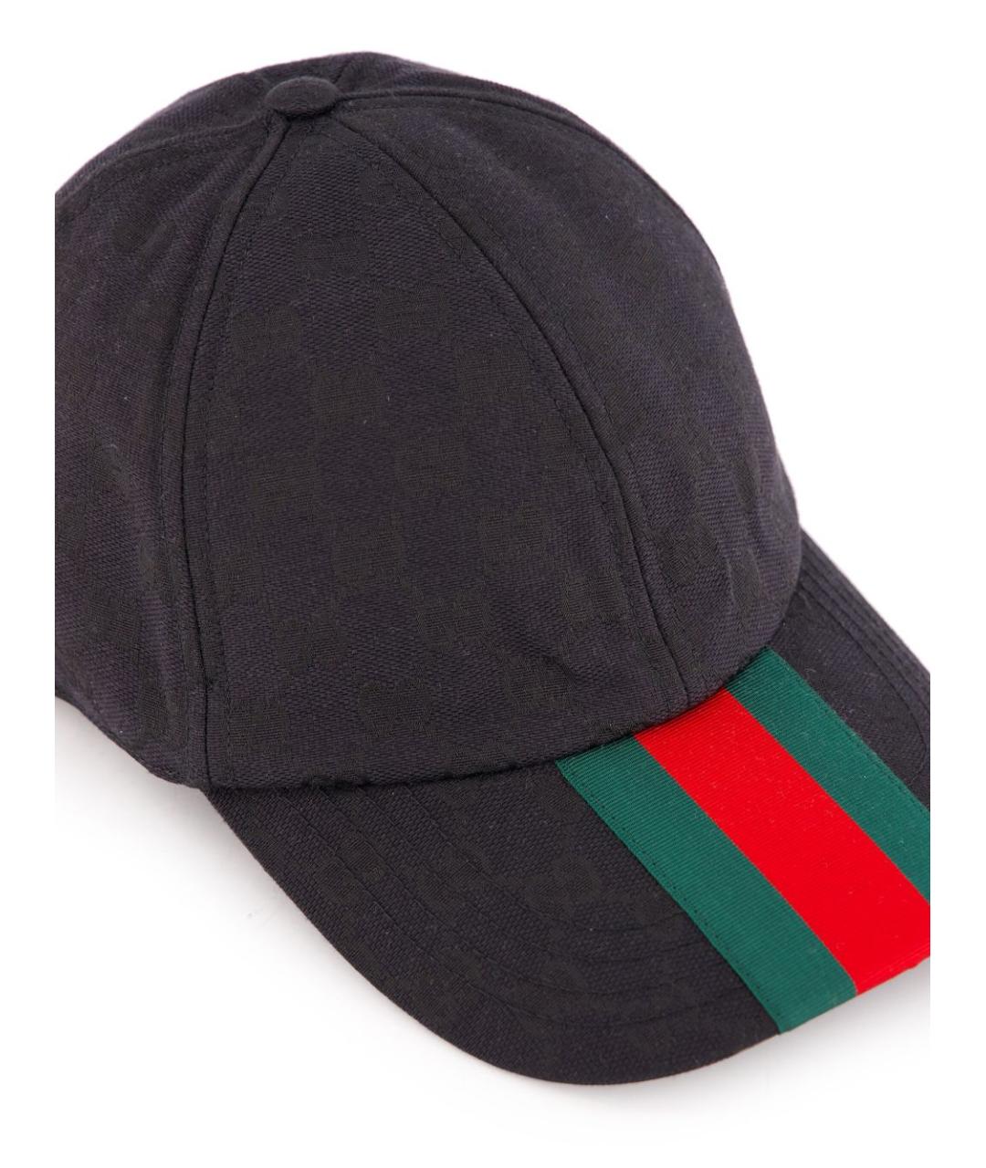 GUCCI Черная синтетическая кепка/бейсболка, фото 3