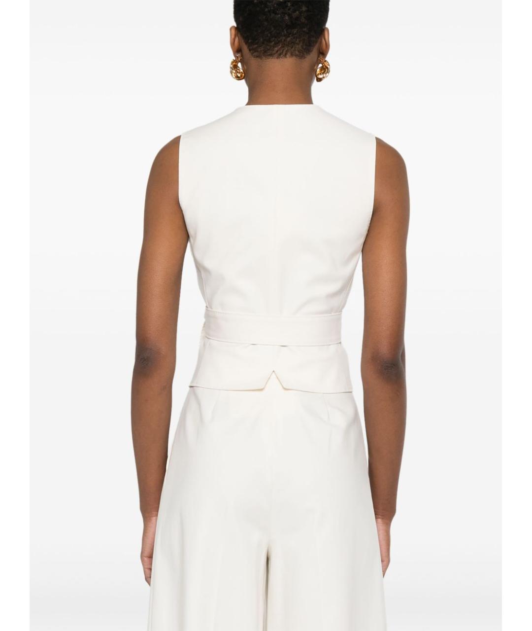 MAX MARA Белый жилет, фото 4