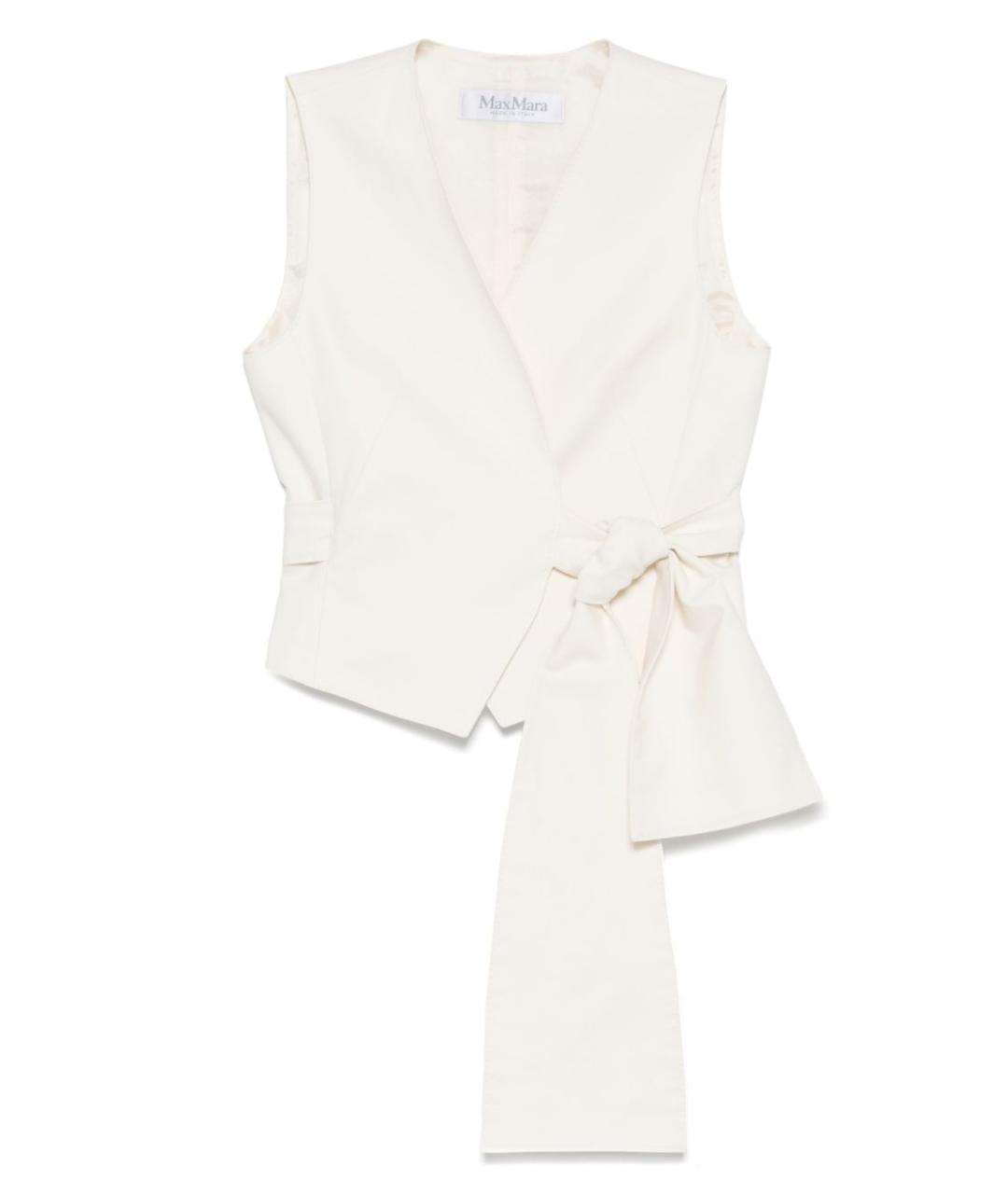 MAX MARA Белый жилет, фото 1