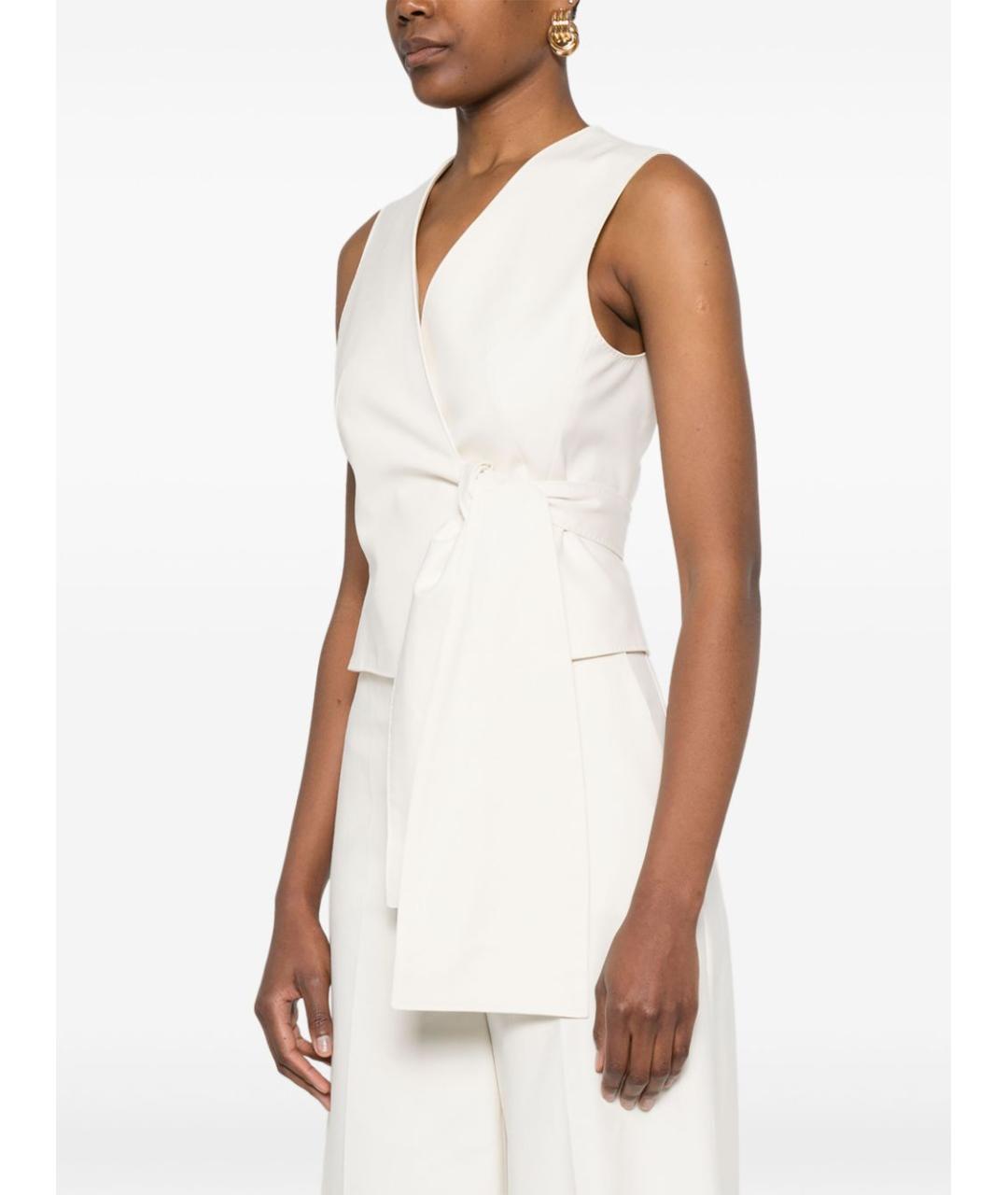 MAX MARA Белый жилет, фото 2