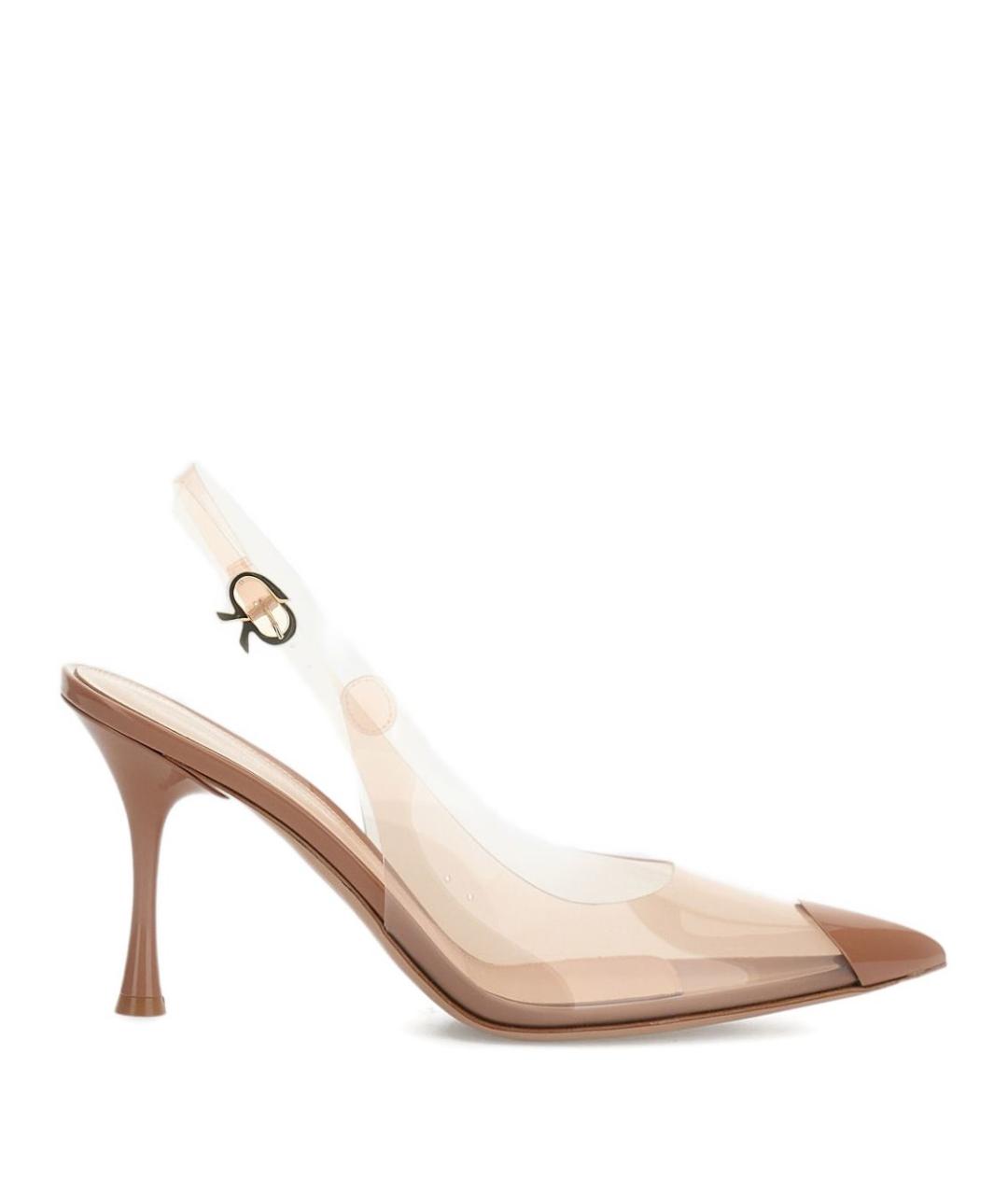GIANVITO ROSSI Бежевые туфли, фото 1