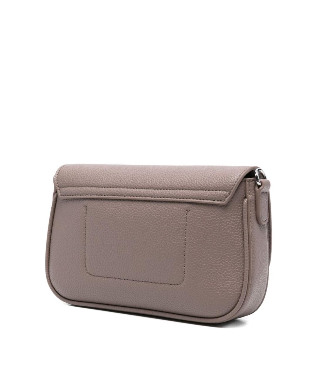 EMPORIO ARMANI Бежевая сумка через плечо из искусственной кожи, фото 4