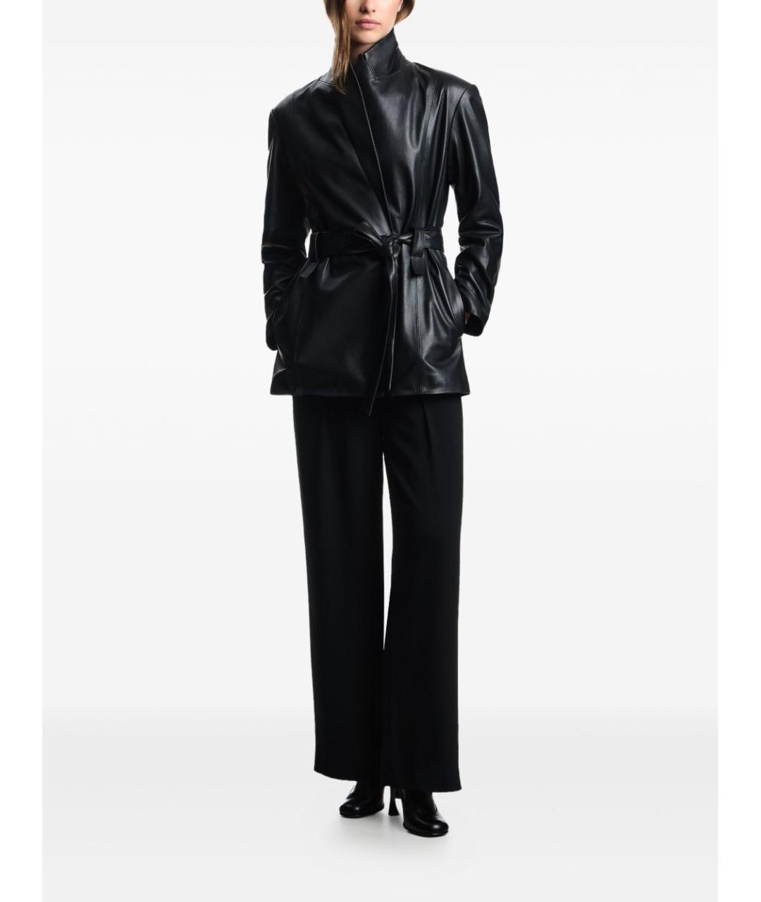 EMPORIO ARMANI Черные прямые брюки, фото 4
