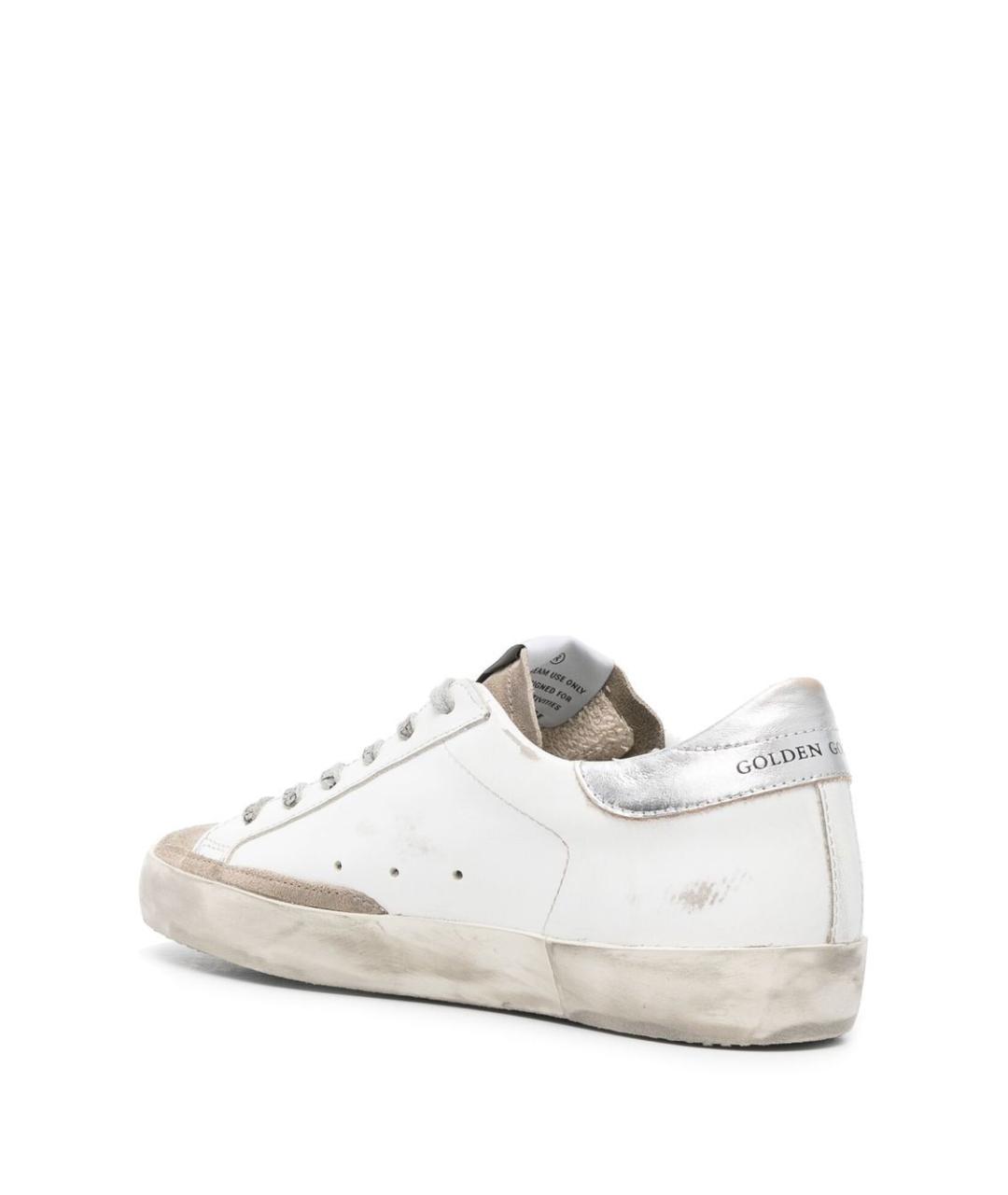 GOLDEN GOOSE DELUXE BRAND Белые кожаные кеды, фото 4