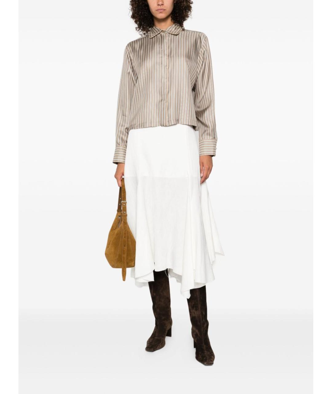 MAX MARA Коричневая рубашка, фото 2