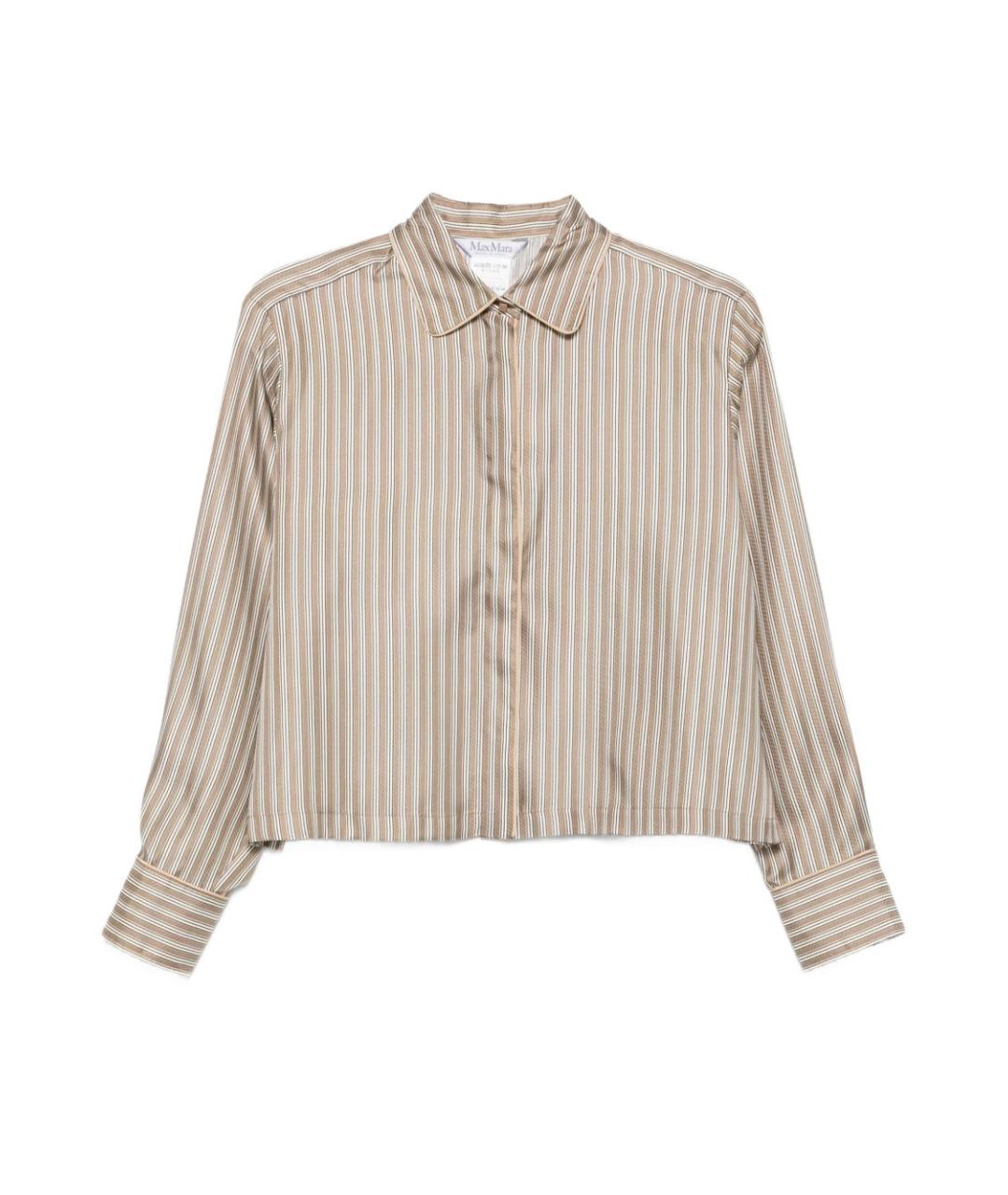 MAX MARA Коричневая рубашка, фото 1