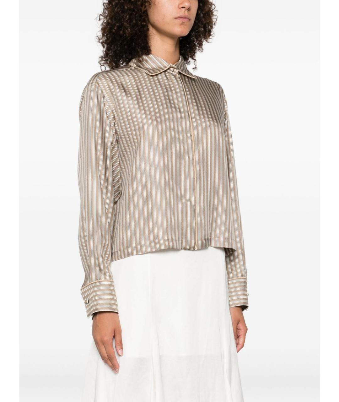 MAX MARA Коричневая рубашка, фото 5