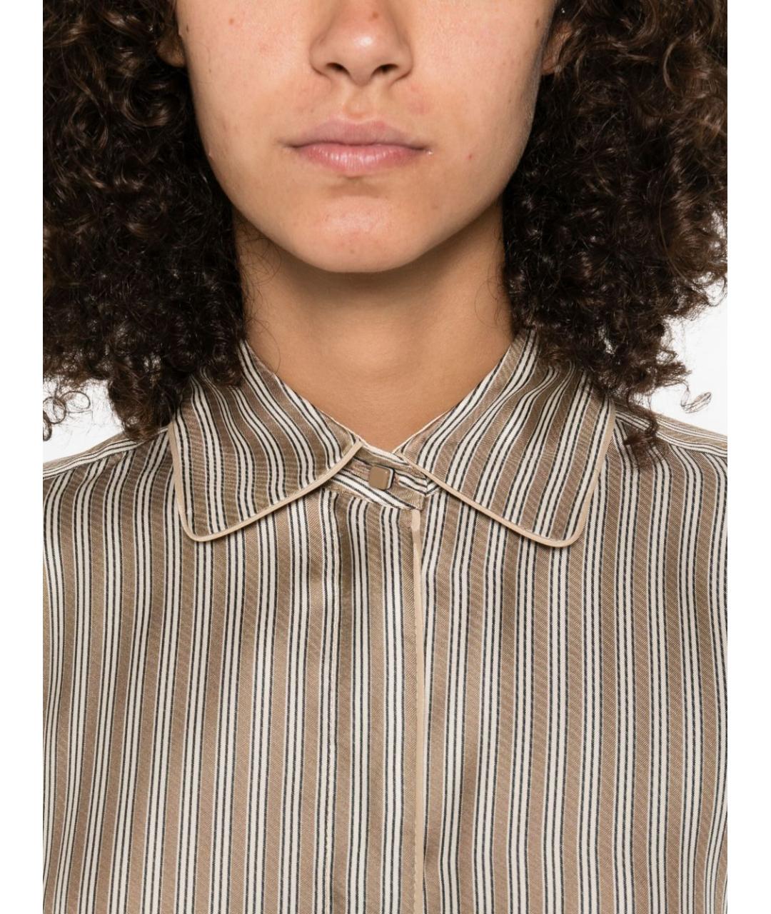MAX MARA Коричневая рубашка, фото 4