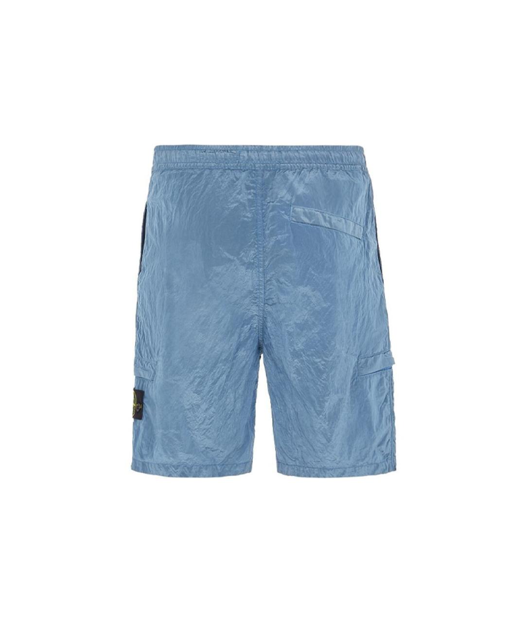 STONE ISLAND Голубые шорты, фото 2
