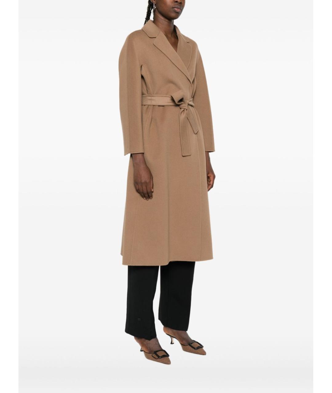 'S MAX MARA Бежевое пальто, фото 4