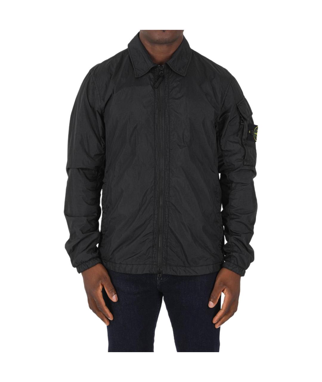 STONE ISLAND Черная куртка, фото 5