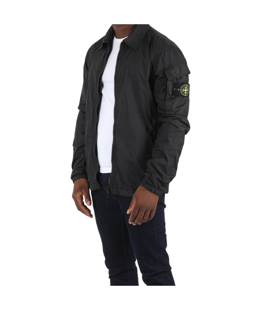 STONE ISLAND Черная куртка, фото 4