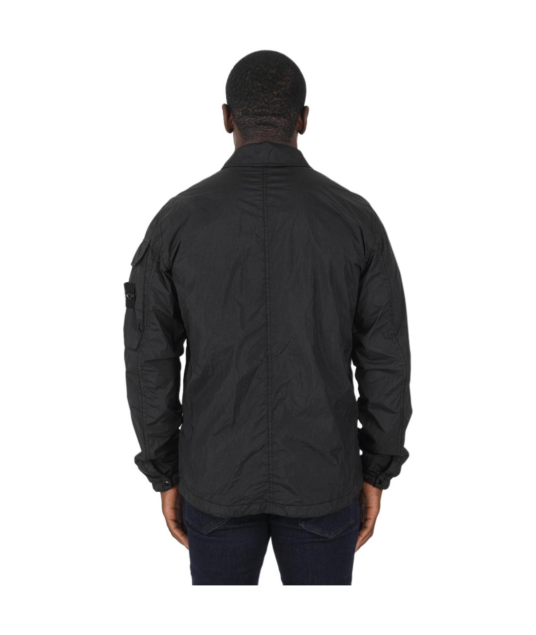 STONE ISLAND Черная куртка, фото 6