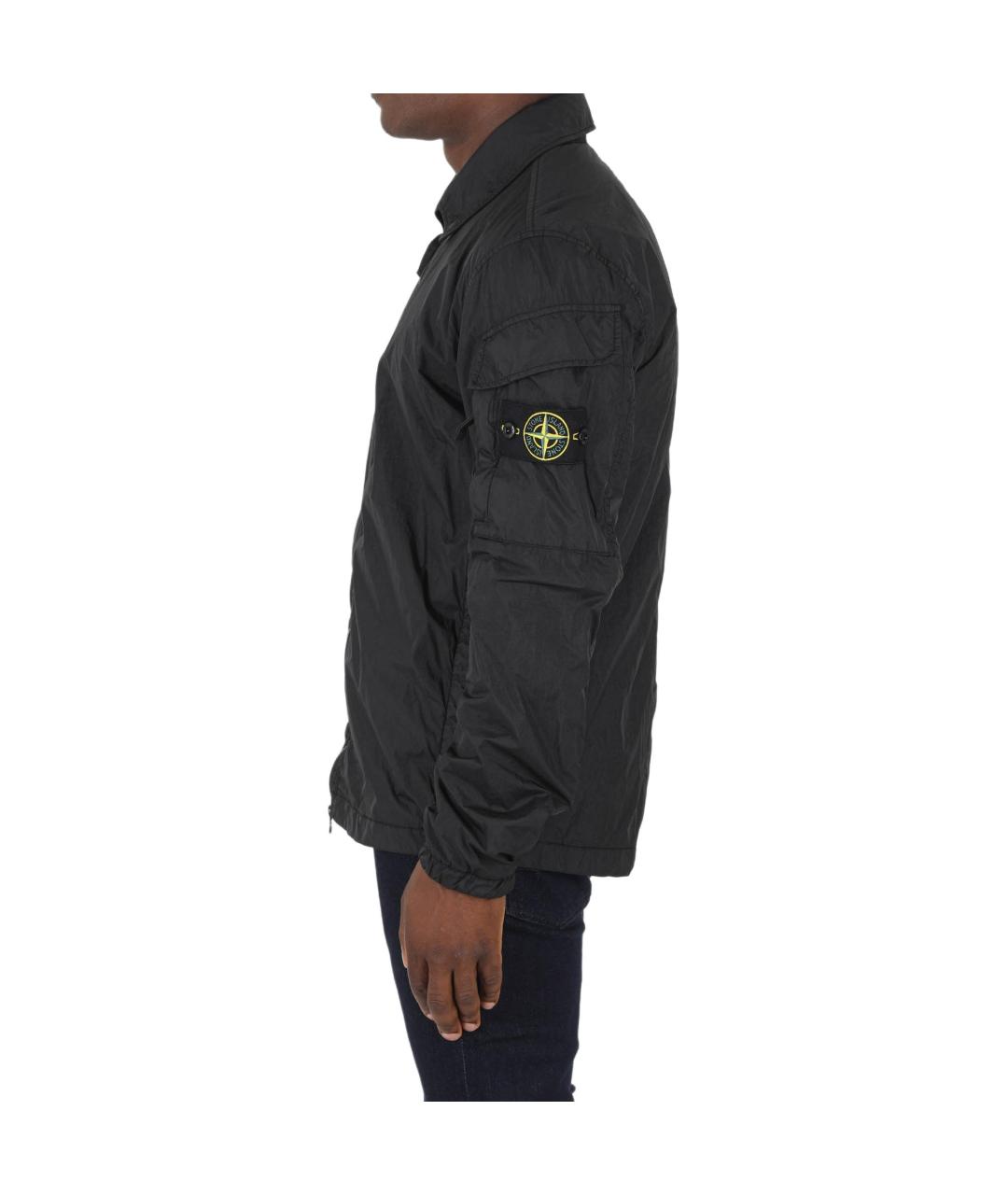 STONE ISLAND Черная куртка, фото 7