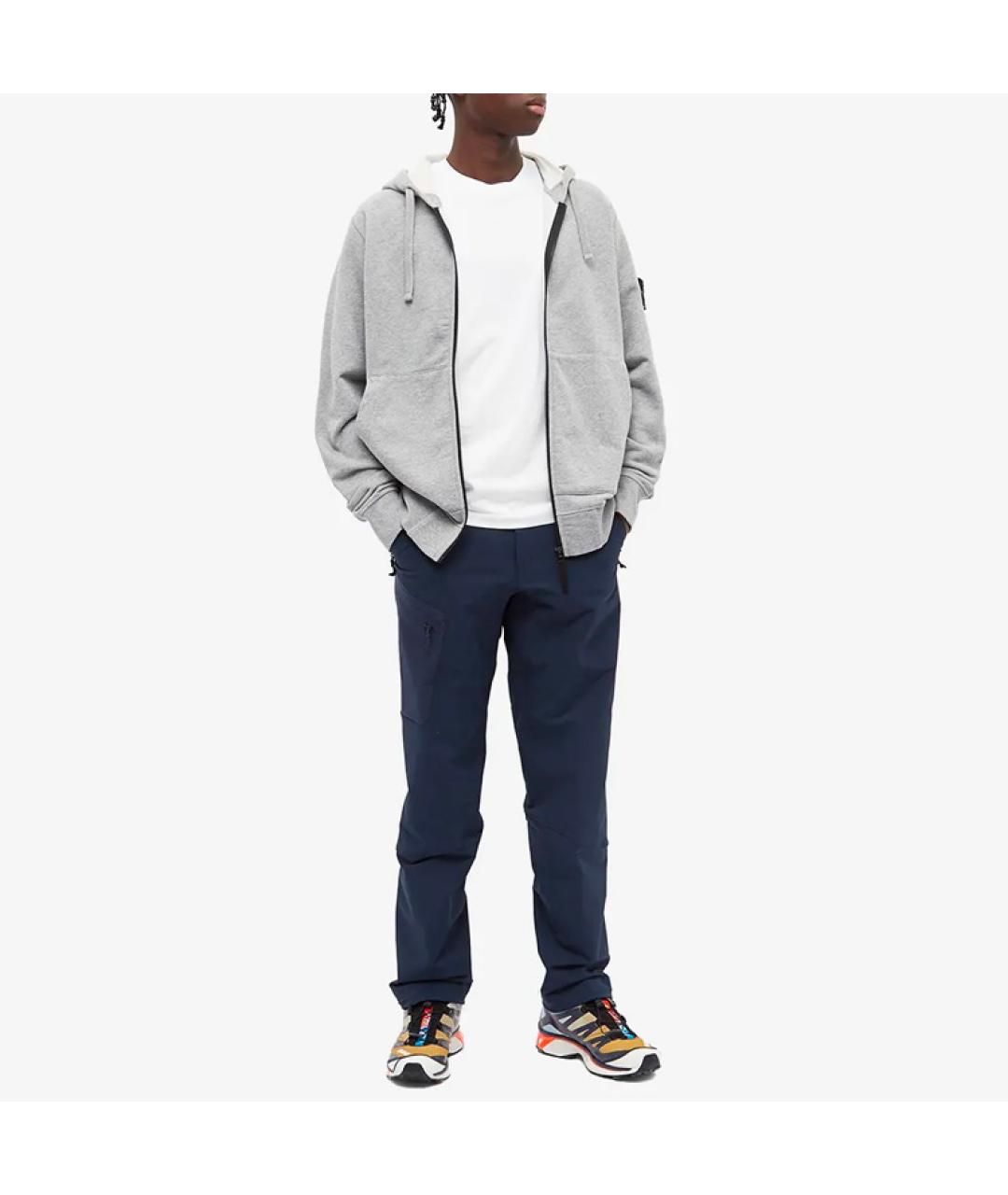 STONE ISLAND Белая хлопковая футболка, фото 2