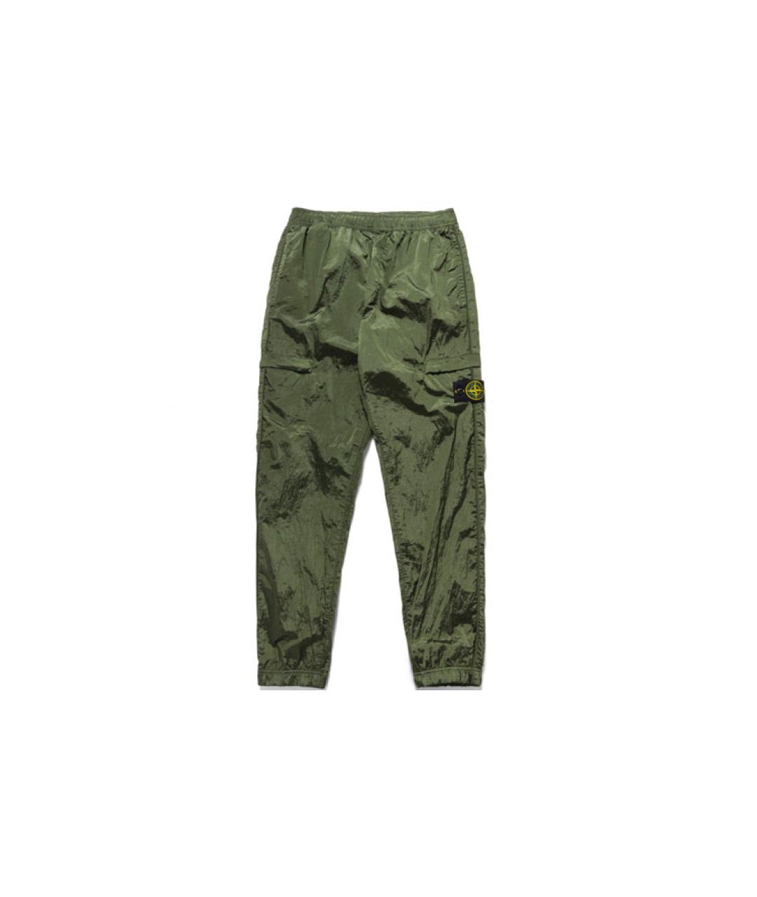 STONE ISLAND Хаки повседневные брюки, фото 1