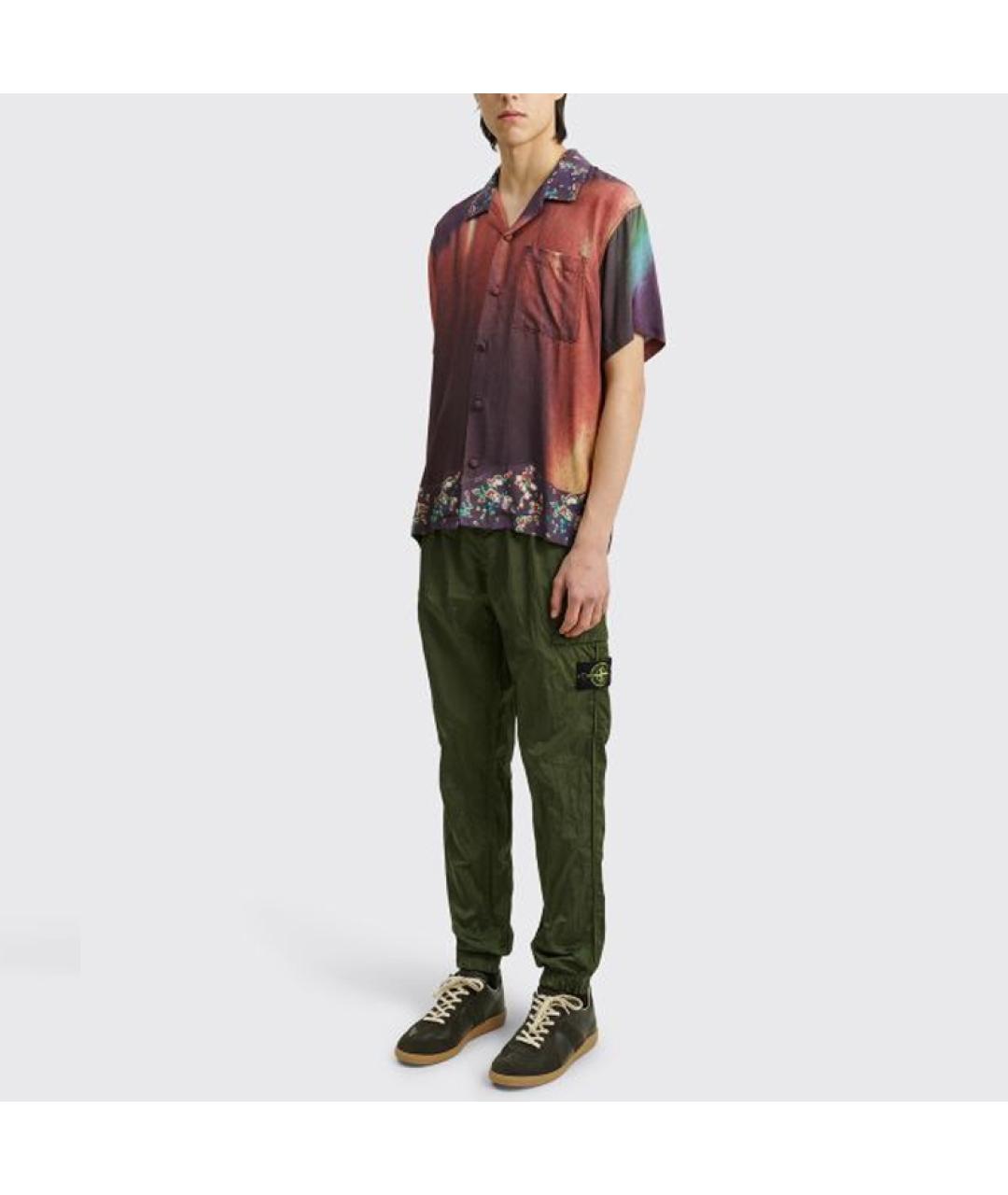 STONE ISLAND Хаки повседневные брюки, фото 2