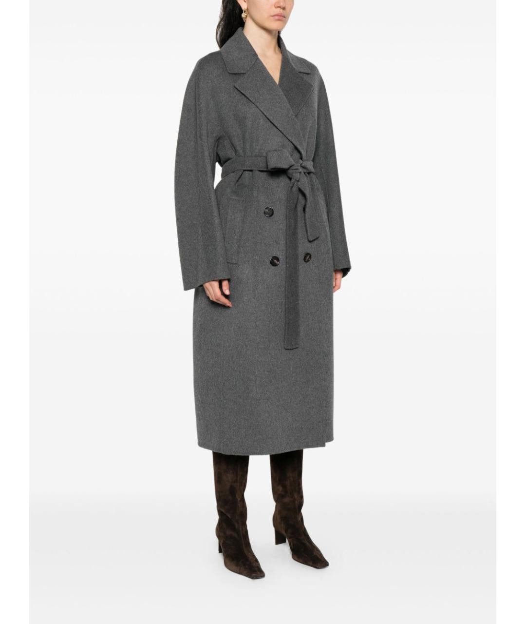 'S MAX MARA Антрацитовое пальто, фото 4