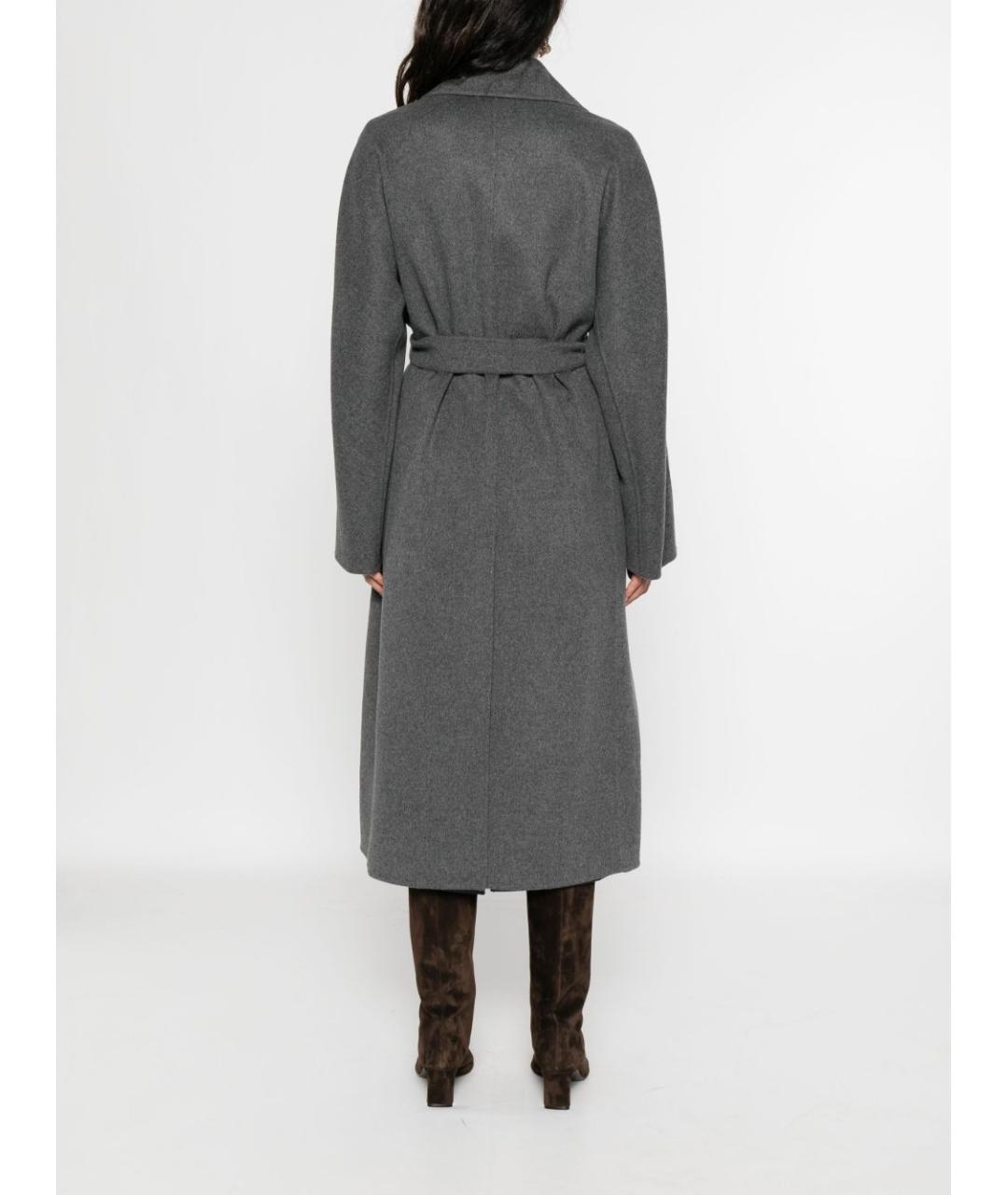 'S MAX MARA Антрацитовое пальто, фото 3