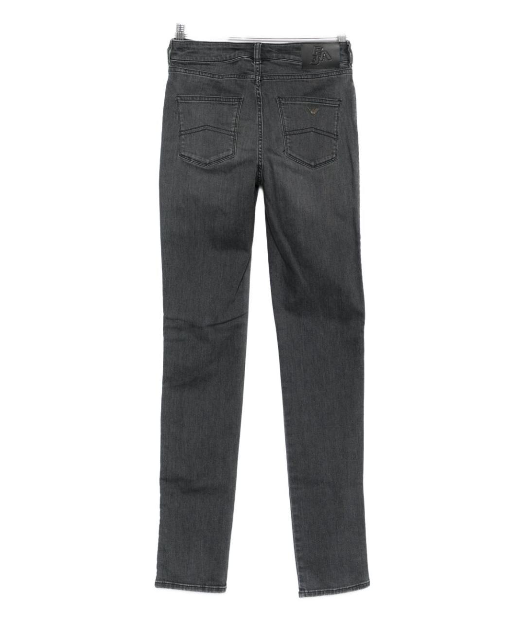EMPORIO ARMANI Серые прямые джинсы, фото 2