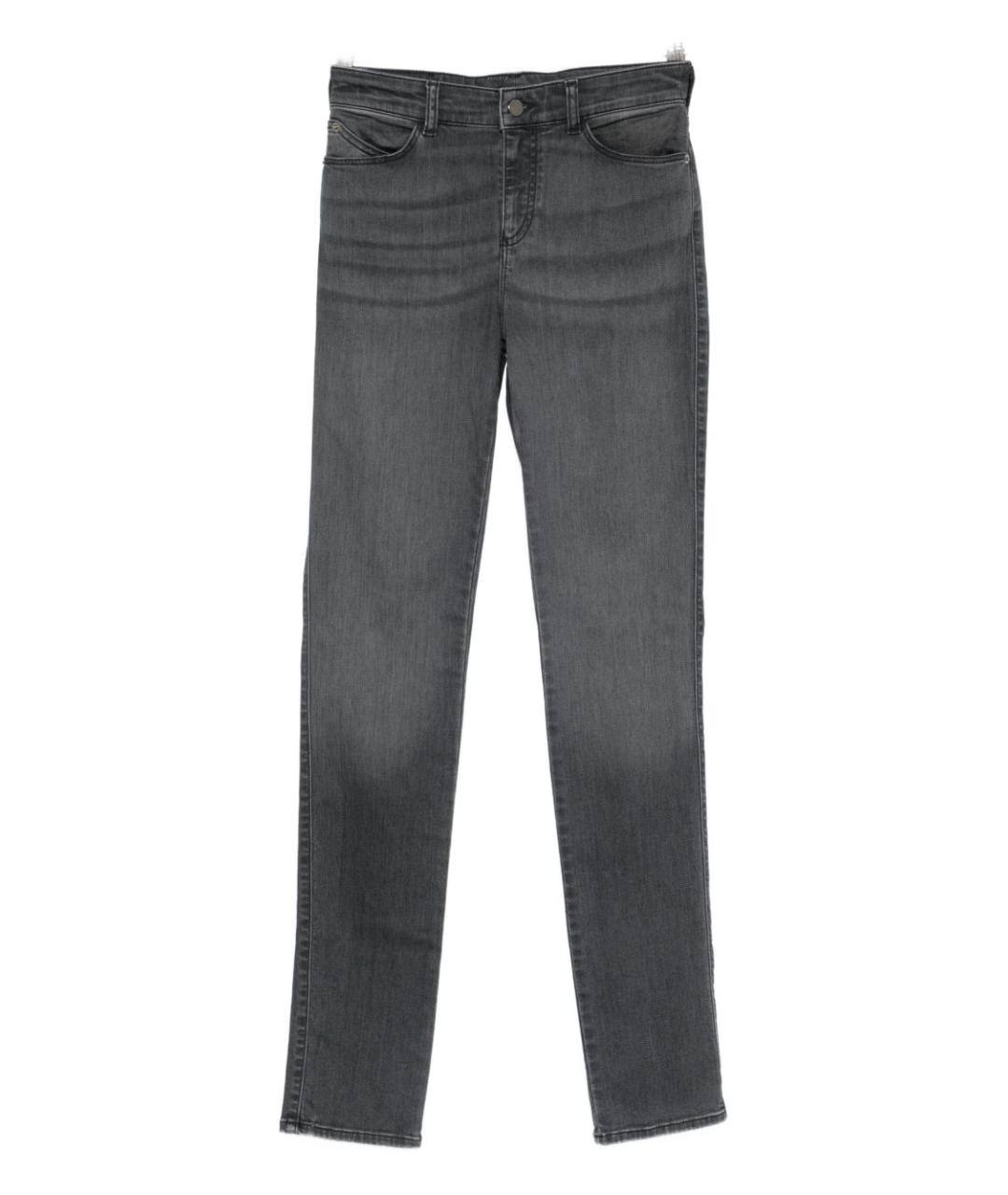 EMPORIO ARMANI Серые прямые джинсы, фото 1
