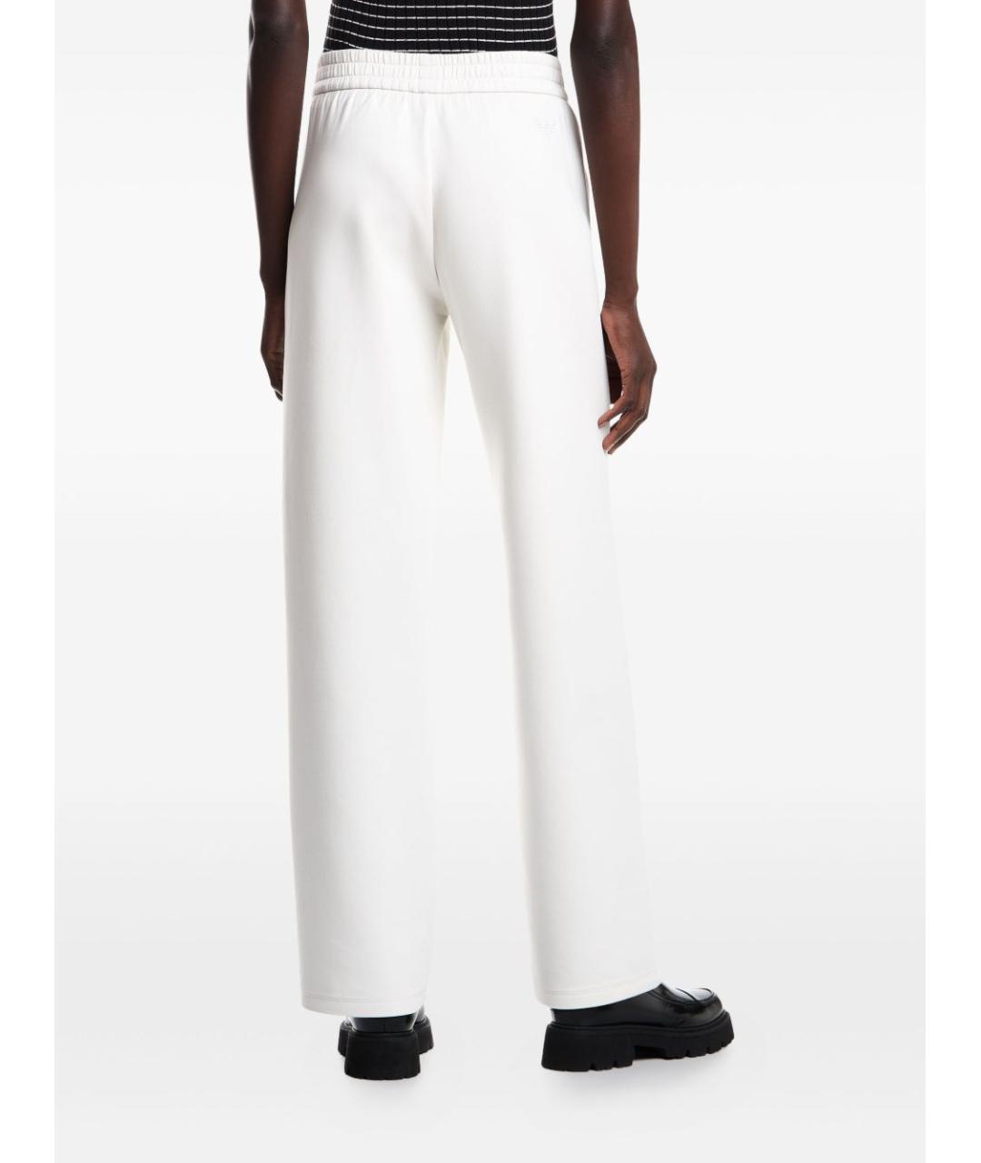 EMPORIO ARMANI Белые прямые брюки, фото 4