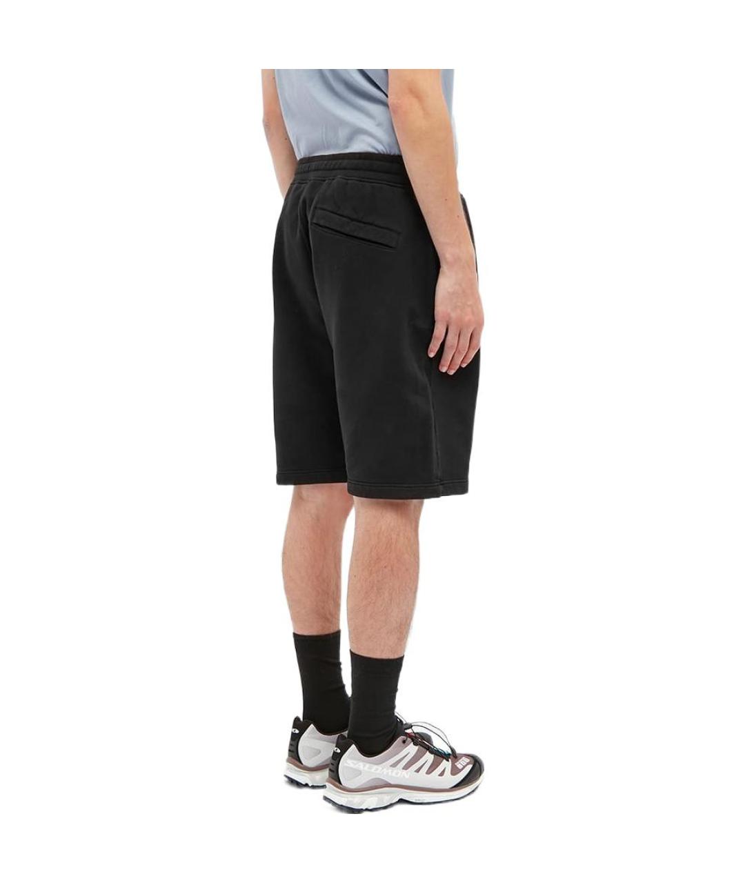 STONE ISLAND Черные шорты, фото 2