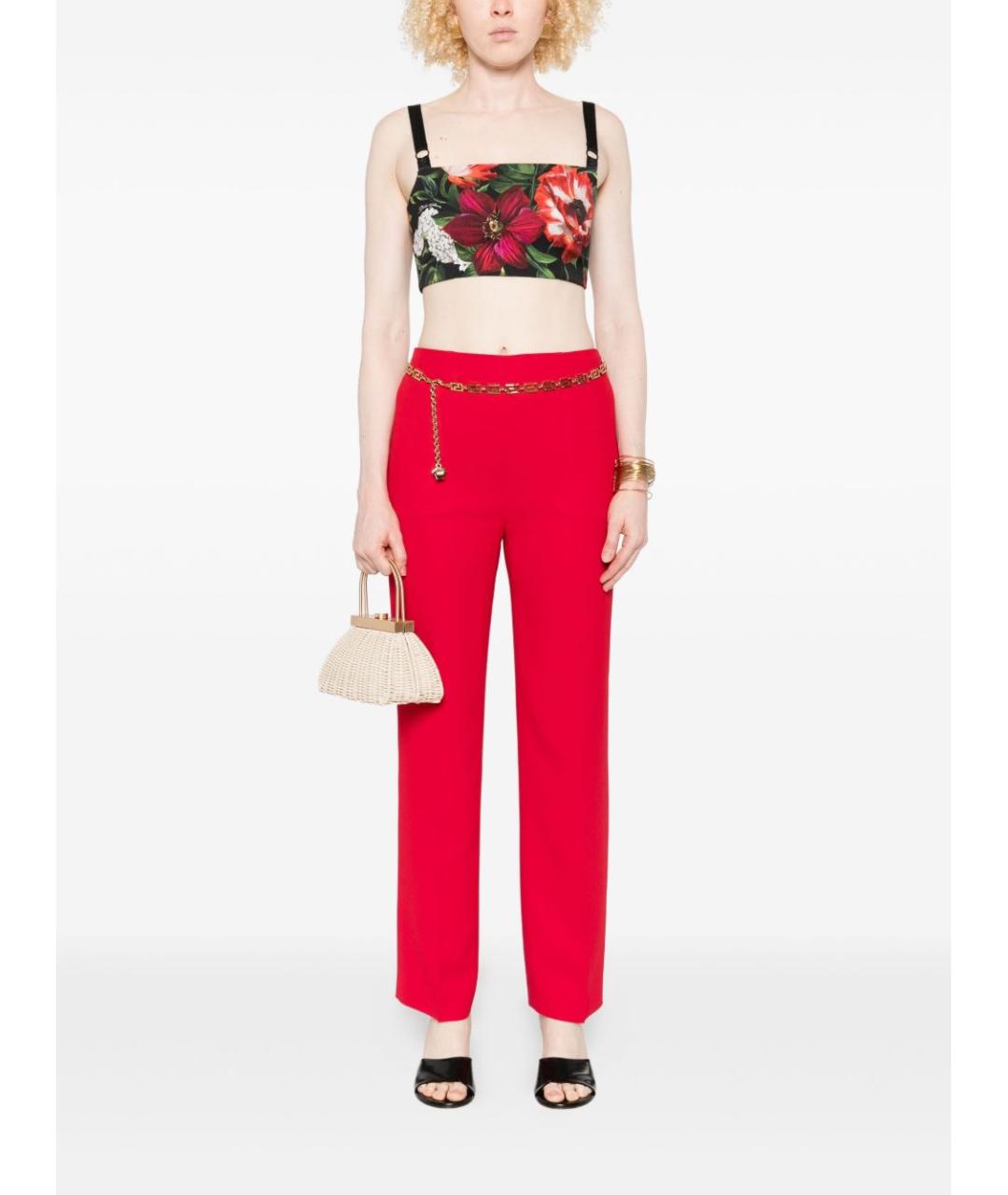 DOLCE&GABBANA Черная вискозная майка, фото 4