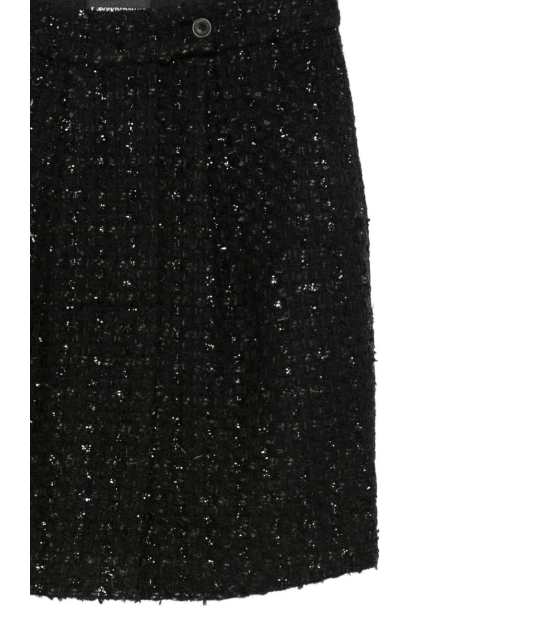 EMPORIO ARMANI Черная юбка мини, фото 2