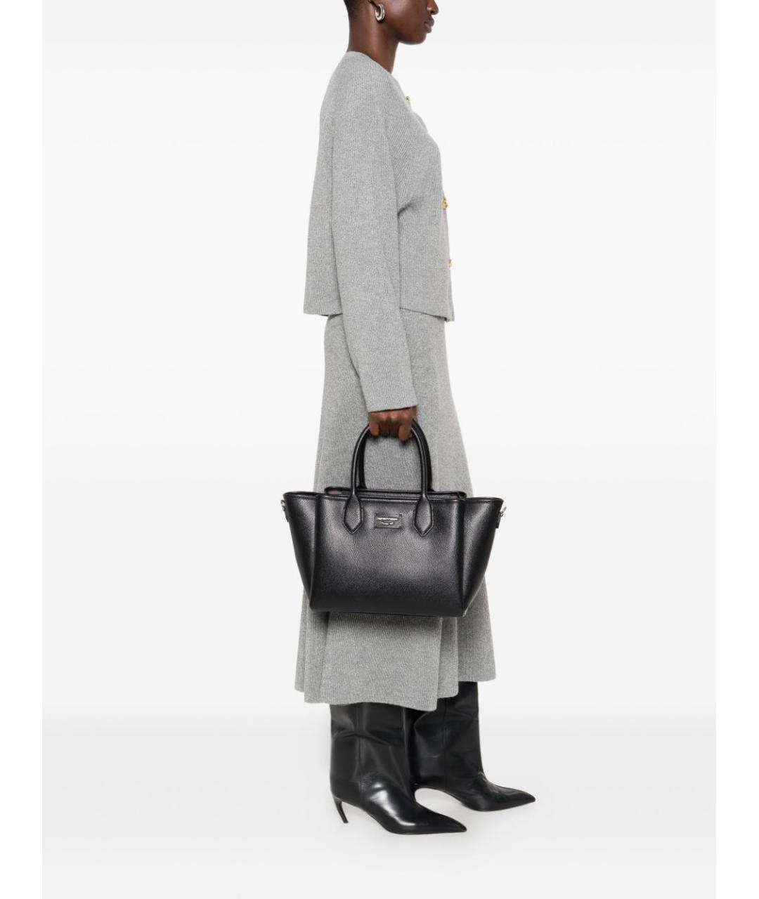 EMPORIO ARMANI Черная сумка тоут, фото 5