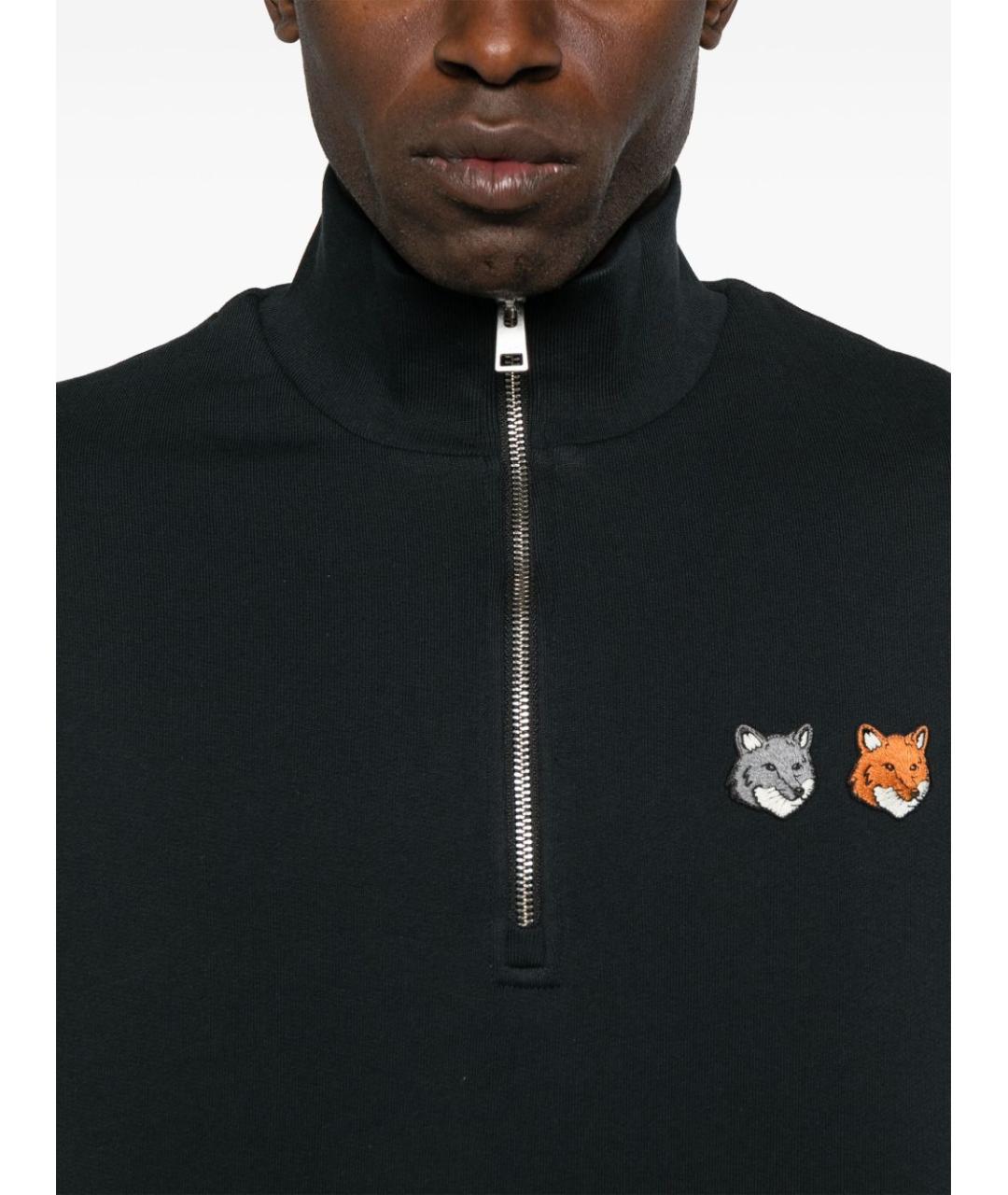 MAISON KITSUNE Черный джемпер / свитер, фото 3